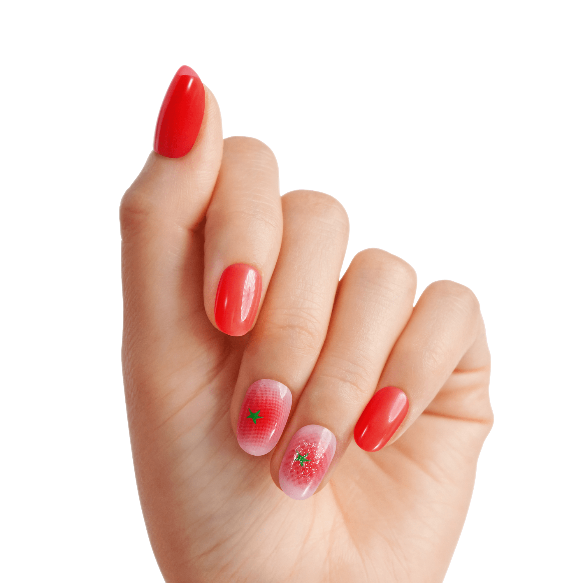 KISS Voguish Fantasy Press On Glue Nails - Easy Love