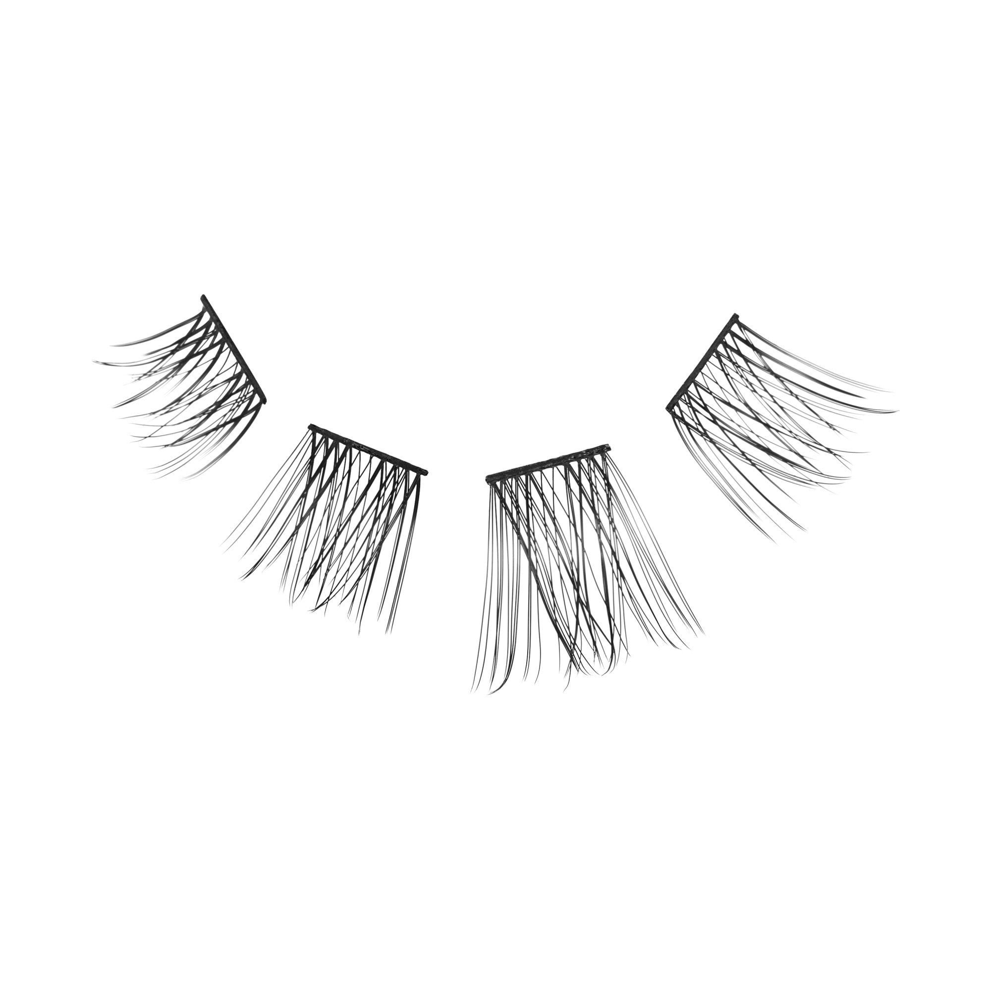 Falscara Classic Natural Mega Multipack | DIY False Lash Extensions, Cluster Lash, Wispy Lashes, 70 Wisps, 8mm-16mm