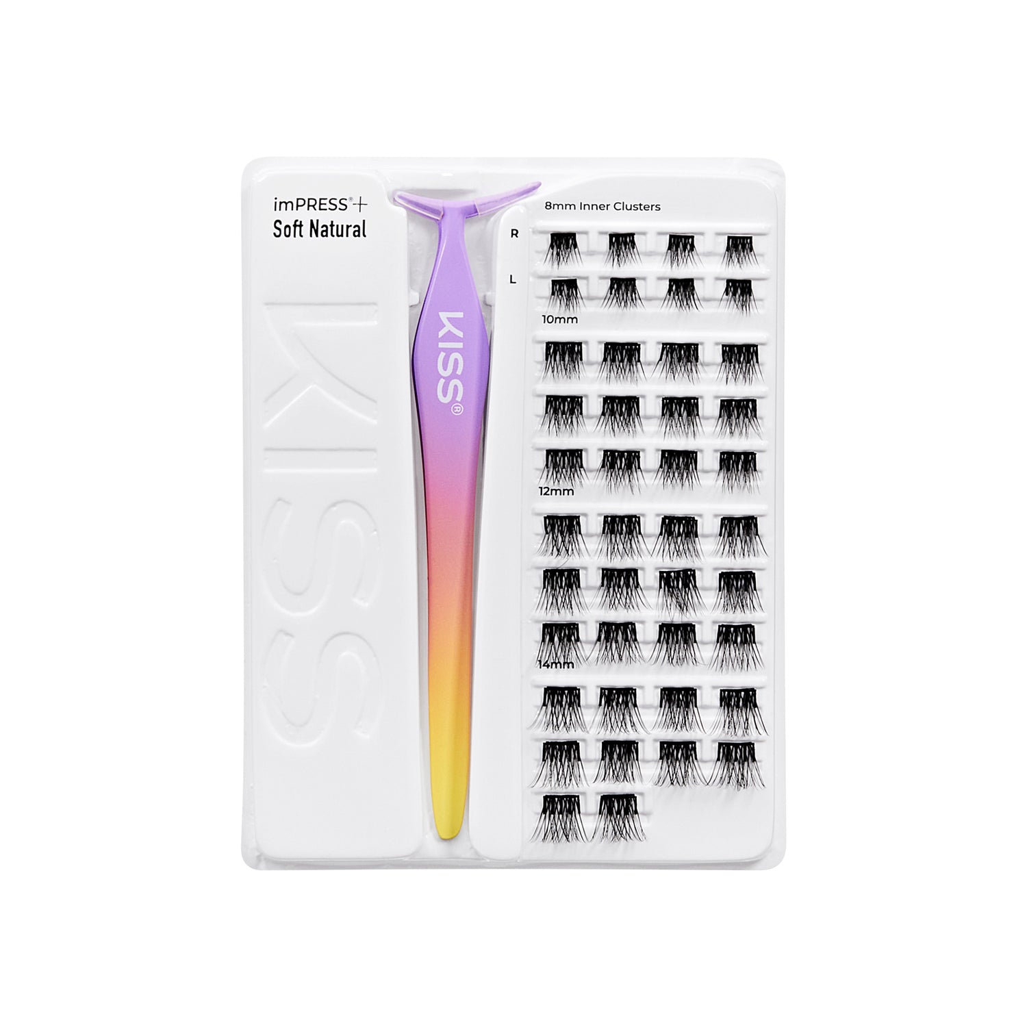 imPRESS+ Press On Self Adhesive Eyelashes - Soft Natural