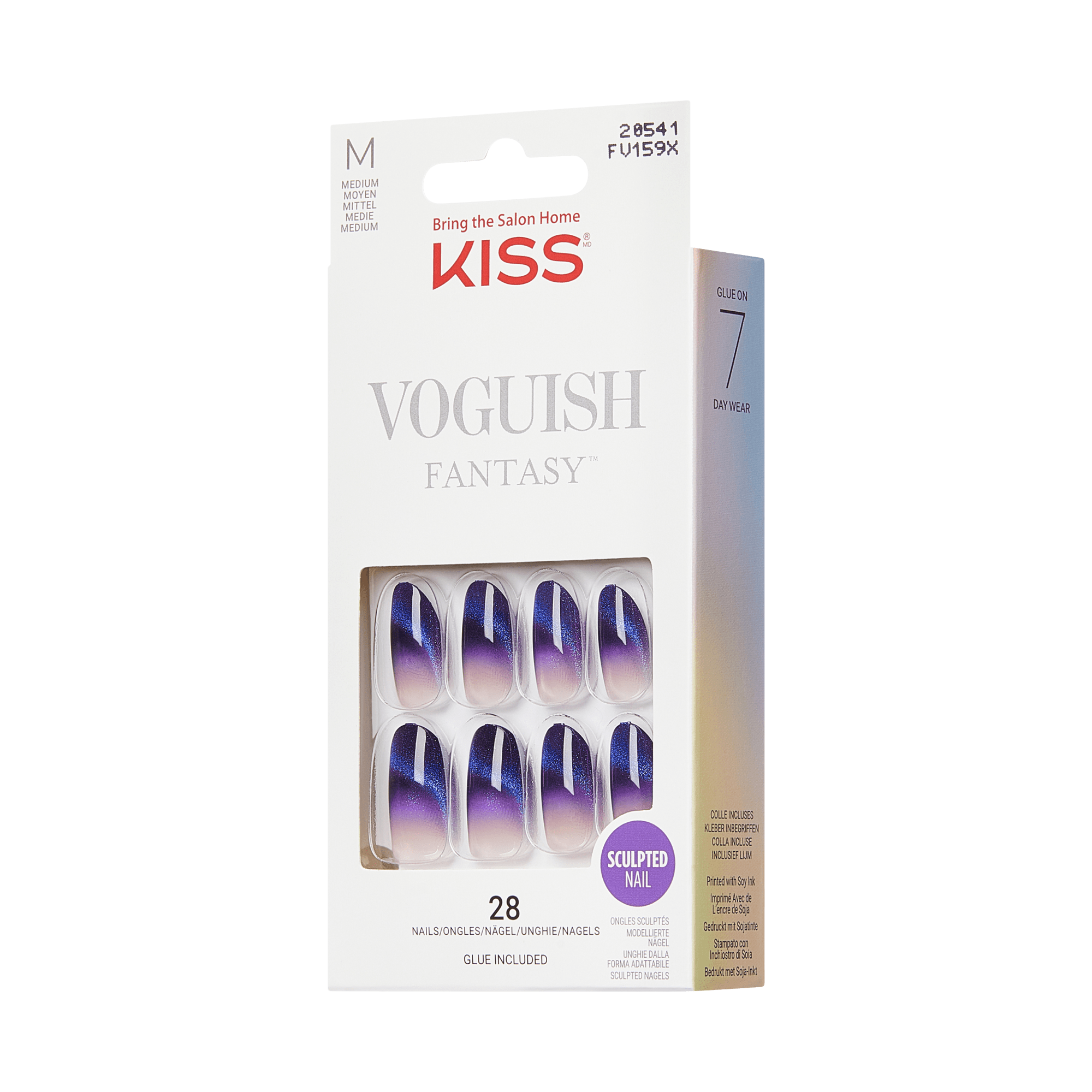 KISS Voguish Fantasy Press On Glue Nails - Lovefool
