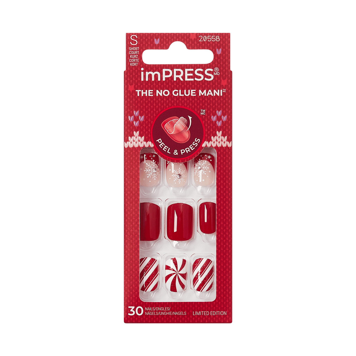 imPRESS Holiday Design Press On Nails - Santa Baby