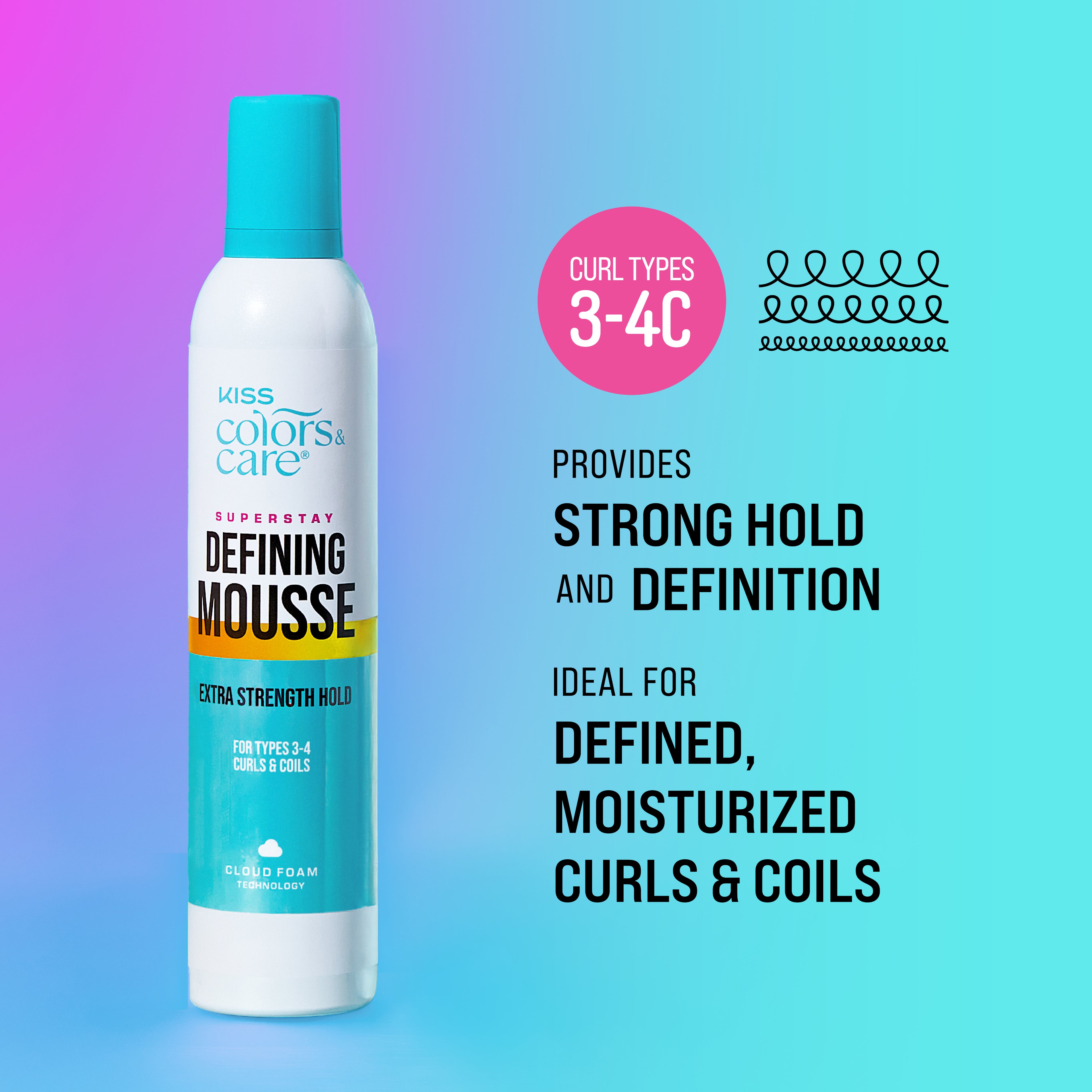 Kiss Colors & Care Super Stay Mousse Collection Bundle