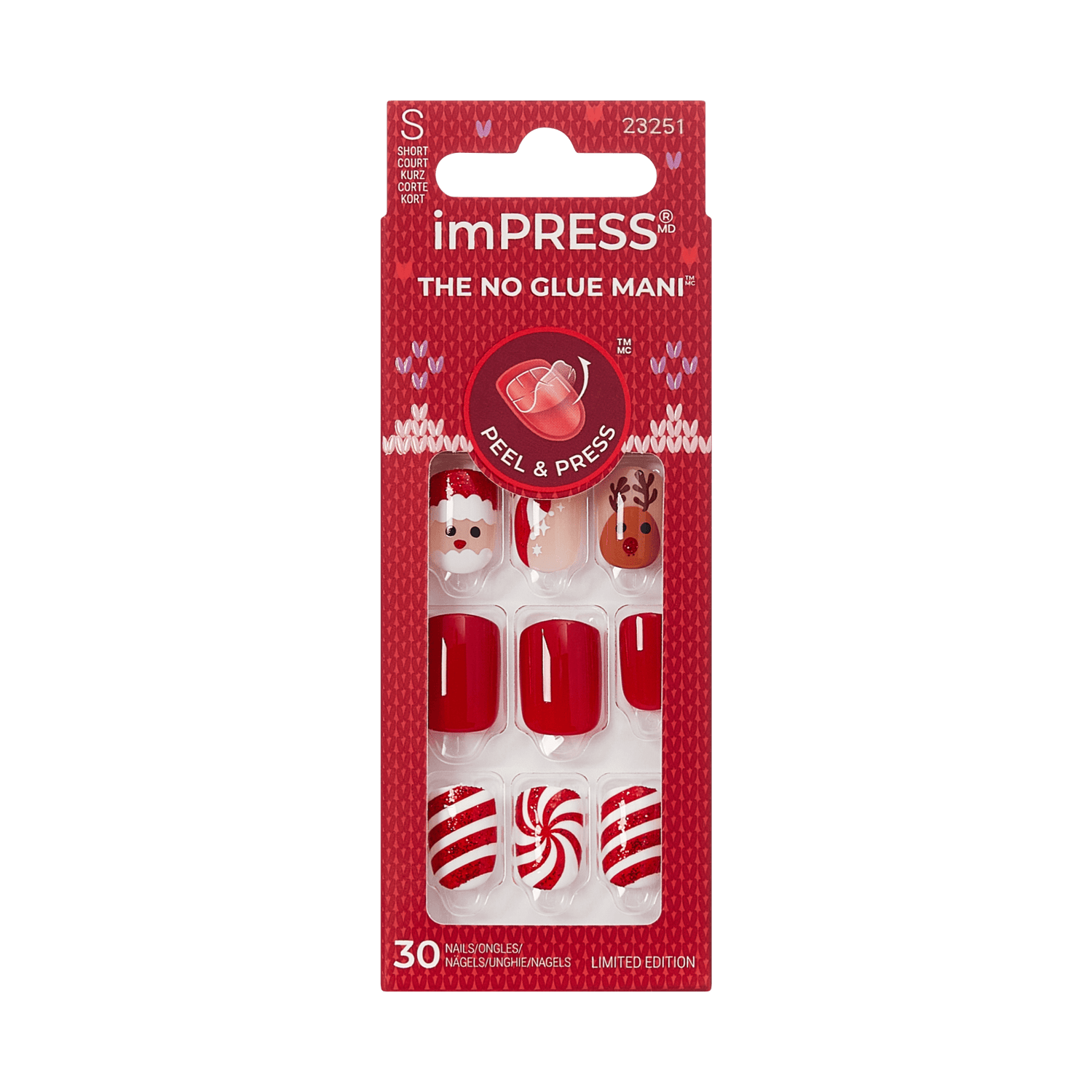 imPRESS Holiday Design Press On Nails - Frost Kiss