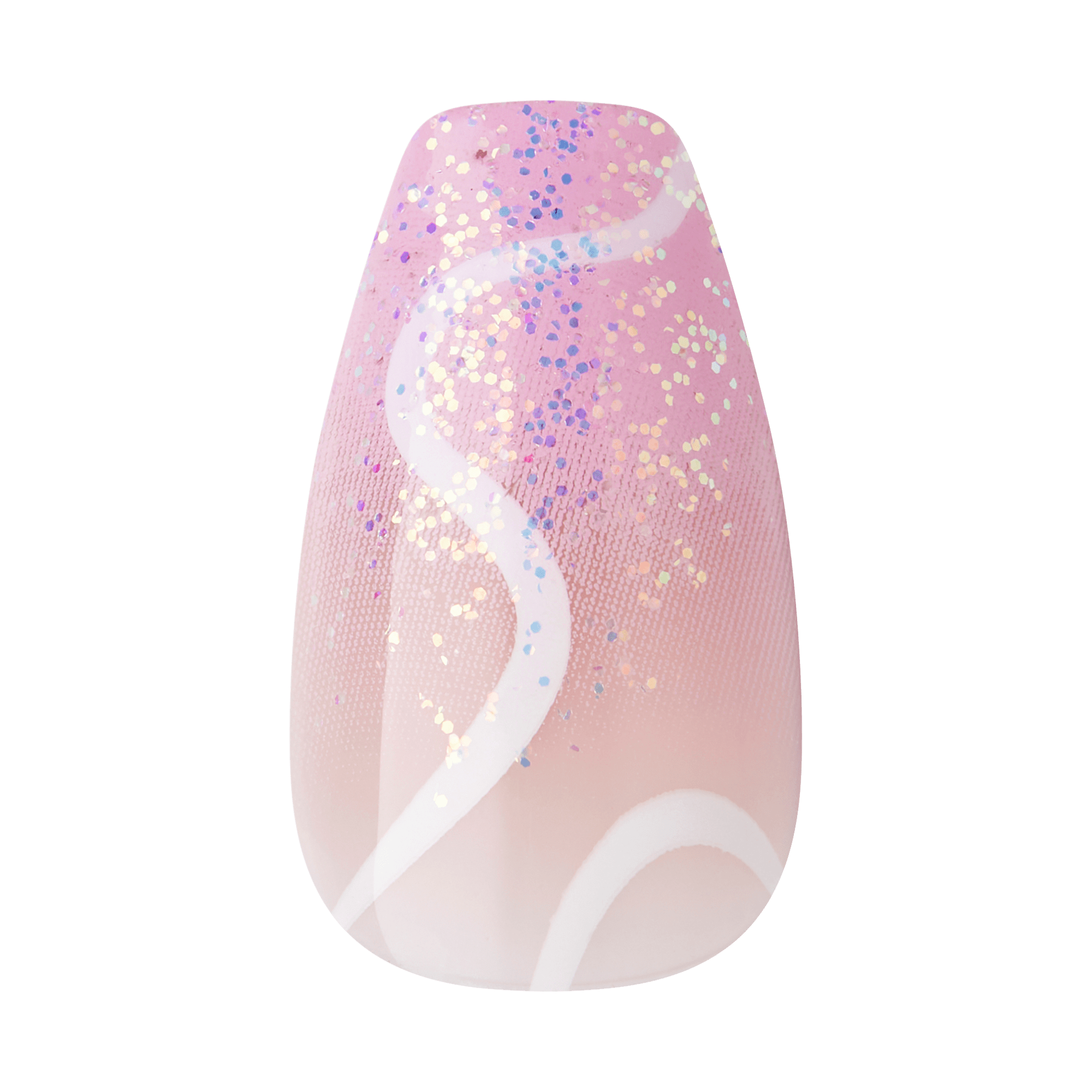 KISS Voguish Fantasy Press On Glue Nails - See U Latte