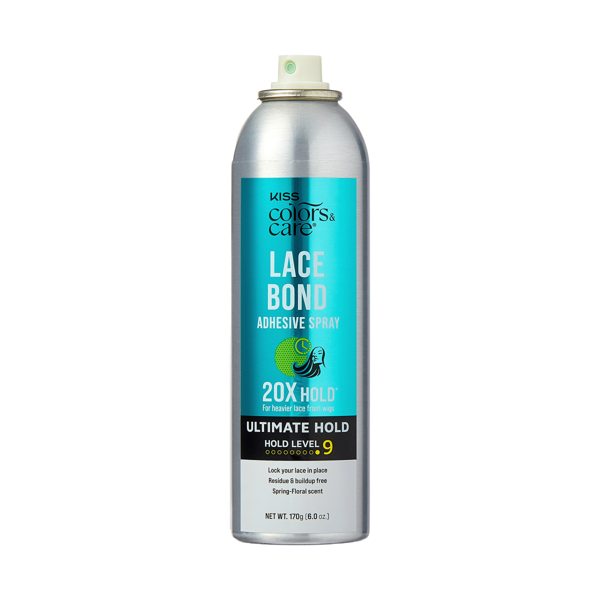 KISS Colors & Care Lace Bond Adhesive Spray Ultimate Hold, 6 oz.