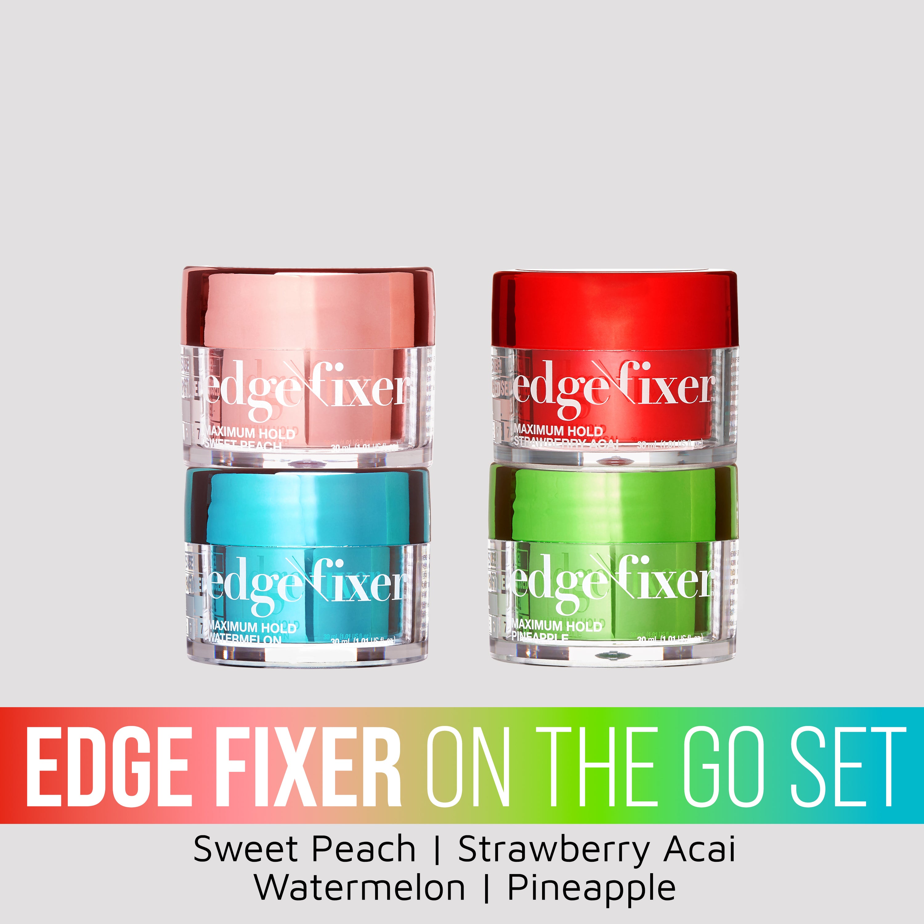 Kiss Colors & Care Edge Styling On the Go Ultimate Set Bundle
