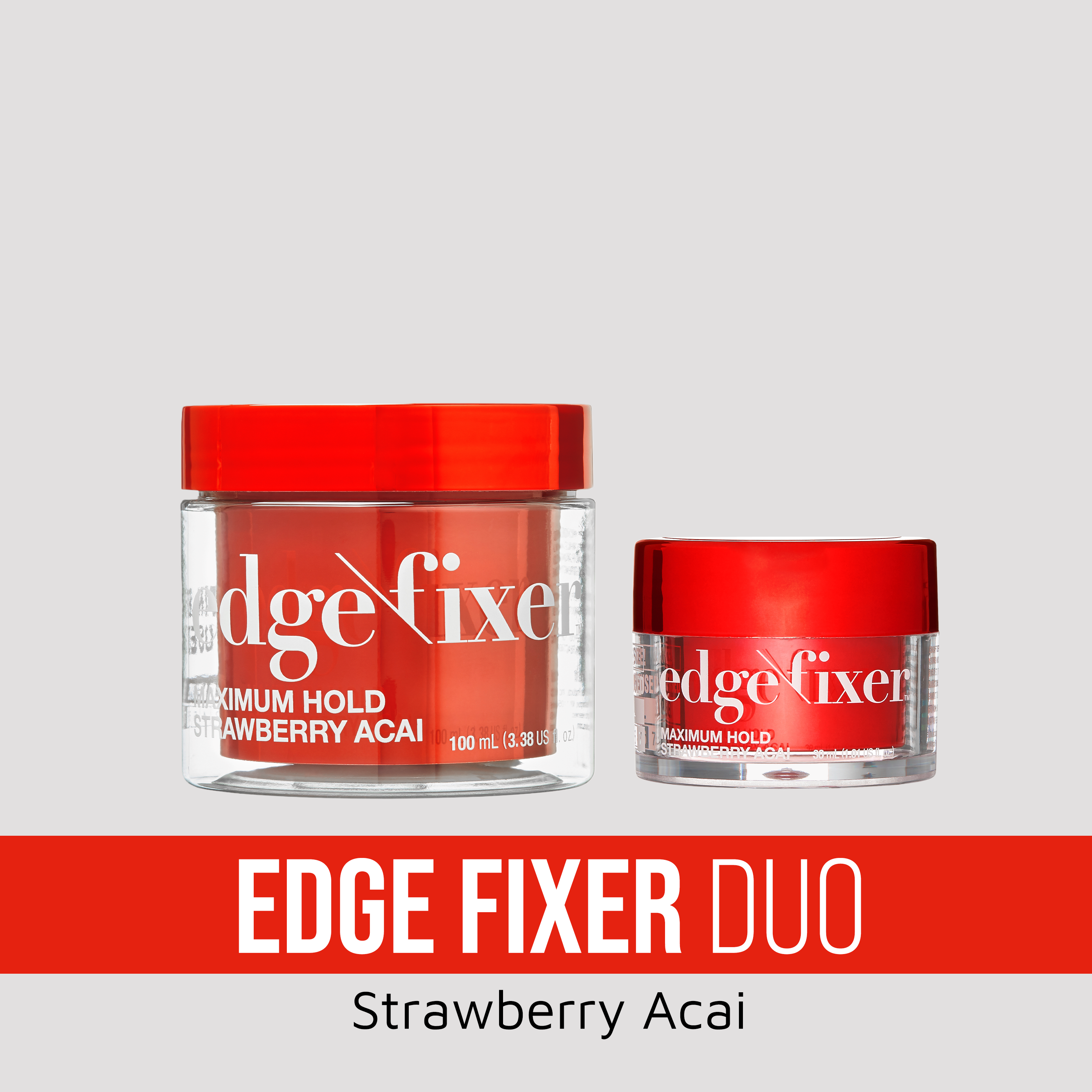 Kiss Colors & Care Edge Fixer Duo Bundle - Strawberry Acai – KISS USA