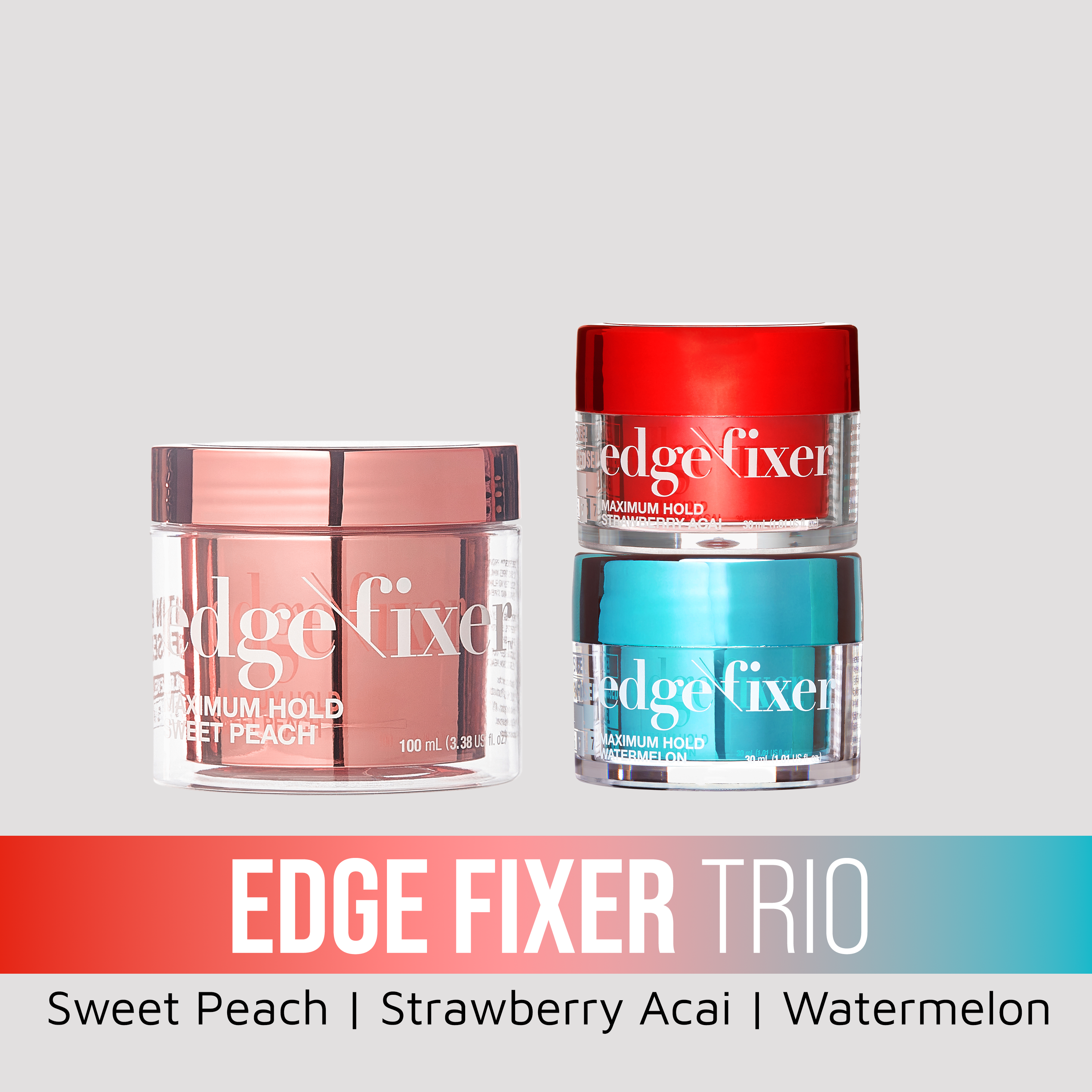 Kiss Colors & Care Edge Fixer Trio Bundle
