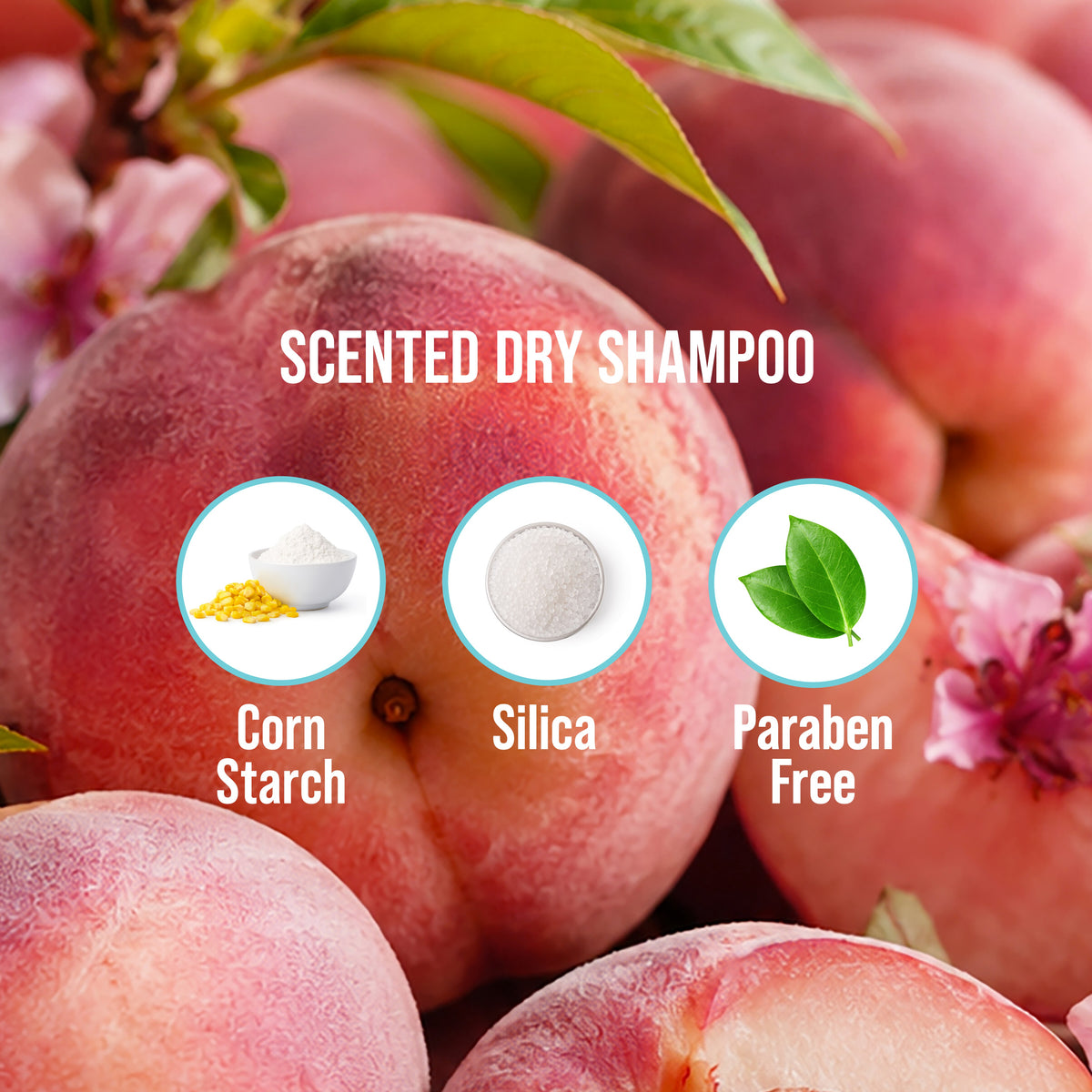 Kiss Colors & Care Dry Shampoo Powder, Sweet Peach Dream | 7g (0.24 US fl. oz), Scented Dry Shampoo, Hair Care