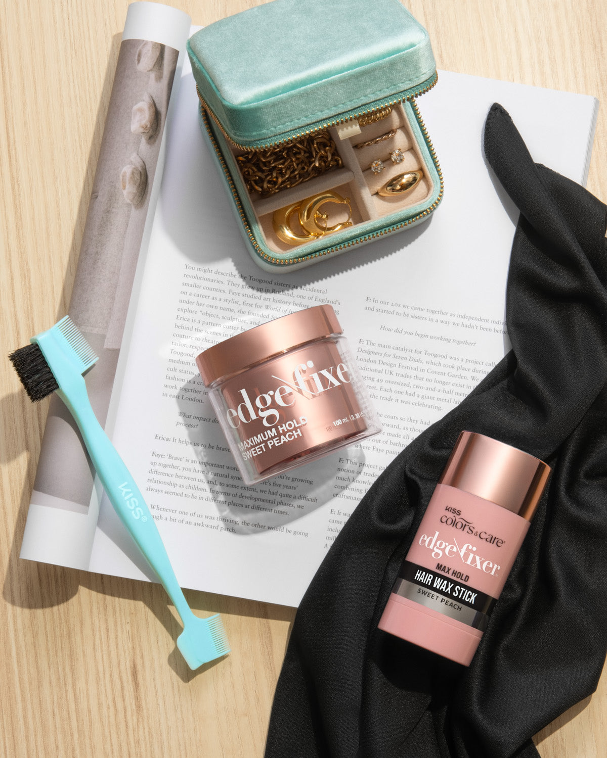 KISS Colors & Care Silky Satin Edge Scarf