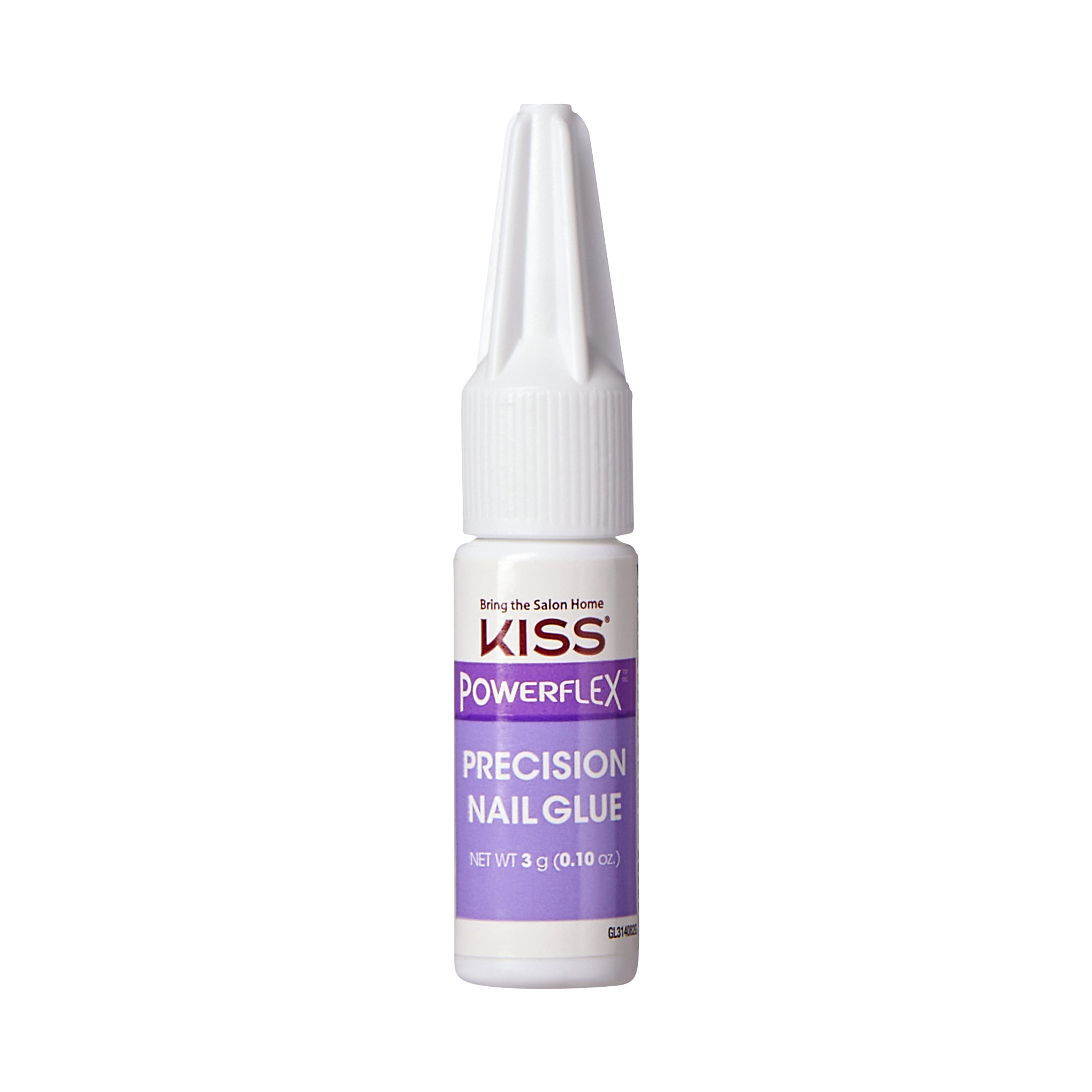 KISS Powerflex Precision Nail Glue bottle on a white background