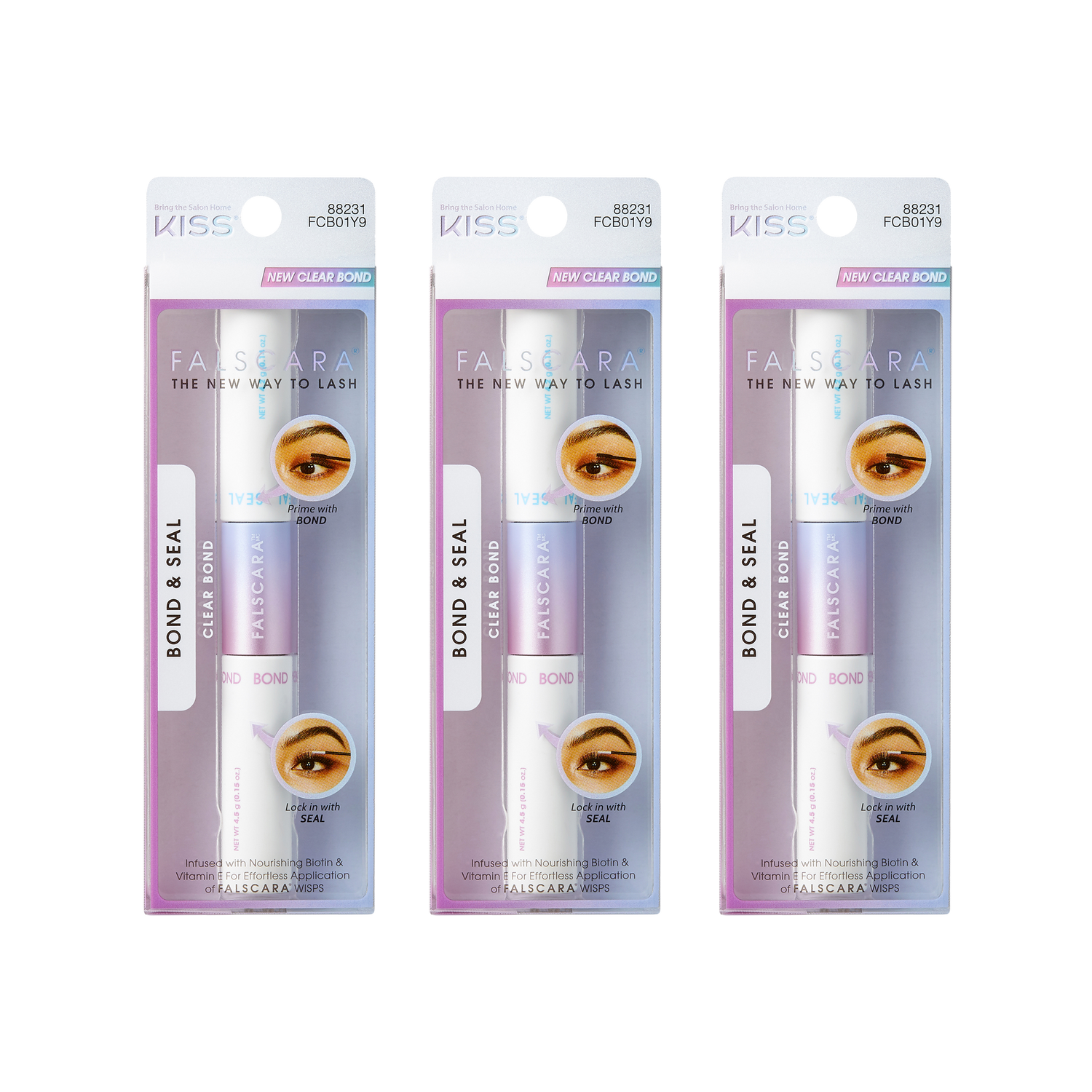 FALSCARA Bond & Seal - Clear Bond 3-Pack