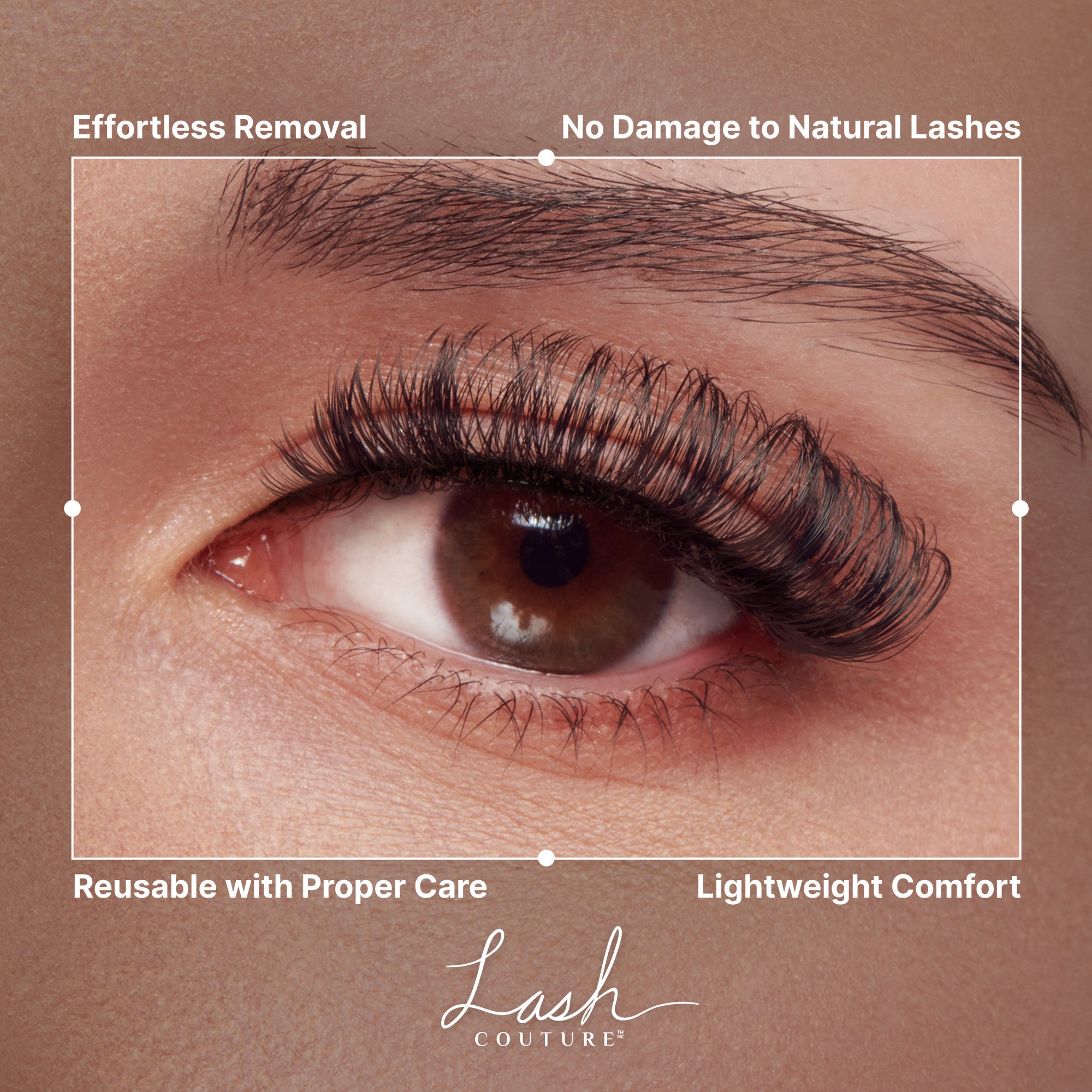 Kiss Lash Couture False Eyelashes The Muses Collection Multipack - Grandeur | 4 Pairs, Strip Lashes, 14mm