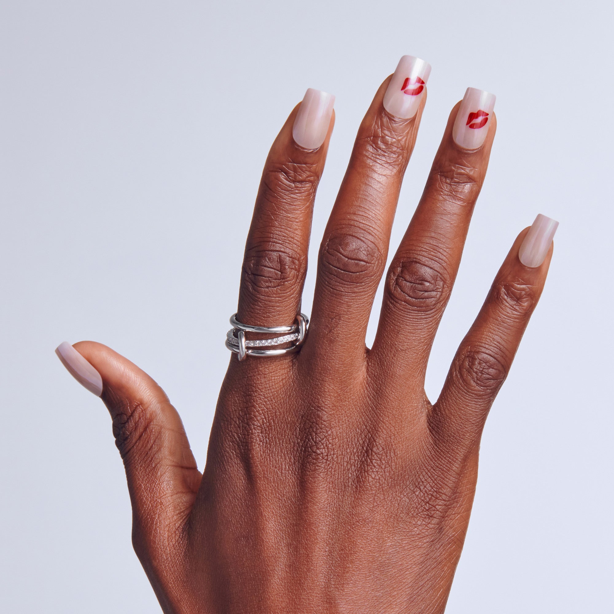 KISS LOVE Design Press On Glue Nails - Season of Love