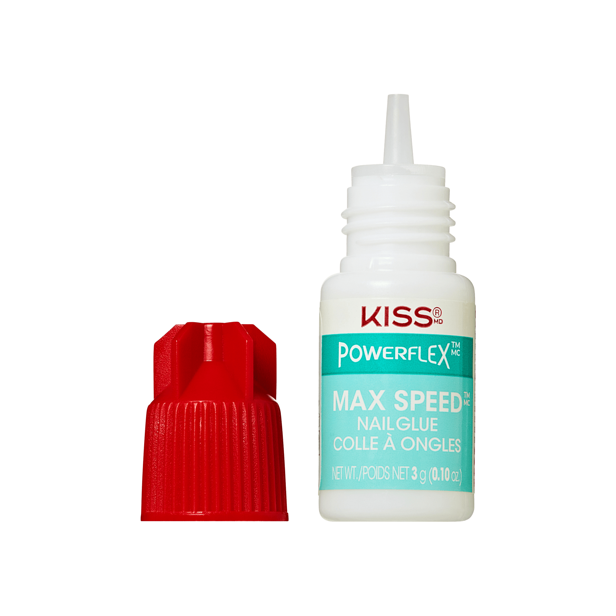 KISS PowerFlex Maximum Speed Nail Glue - 0.10 oz.