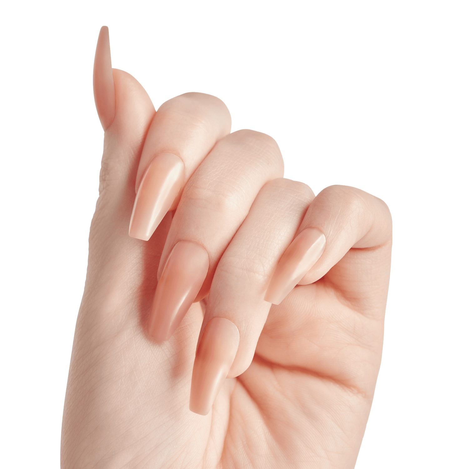 KISS Bare but Better Press On Glue Nails - Nude Drama