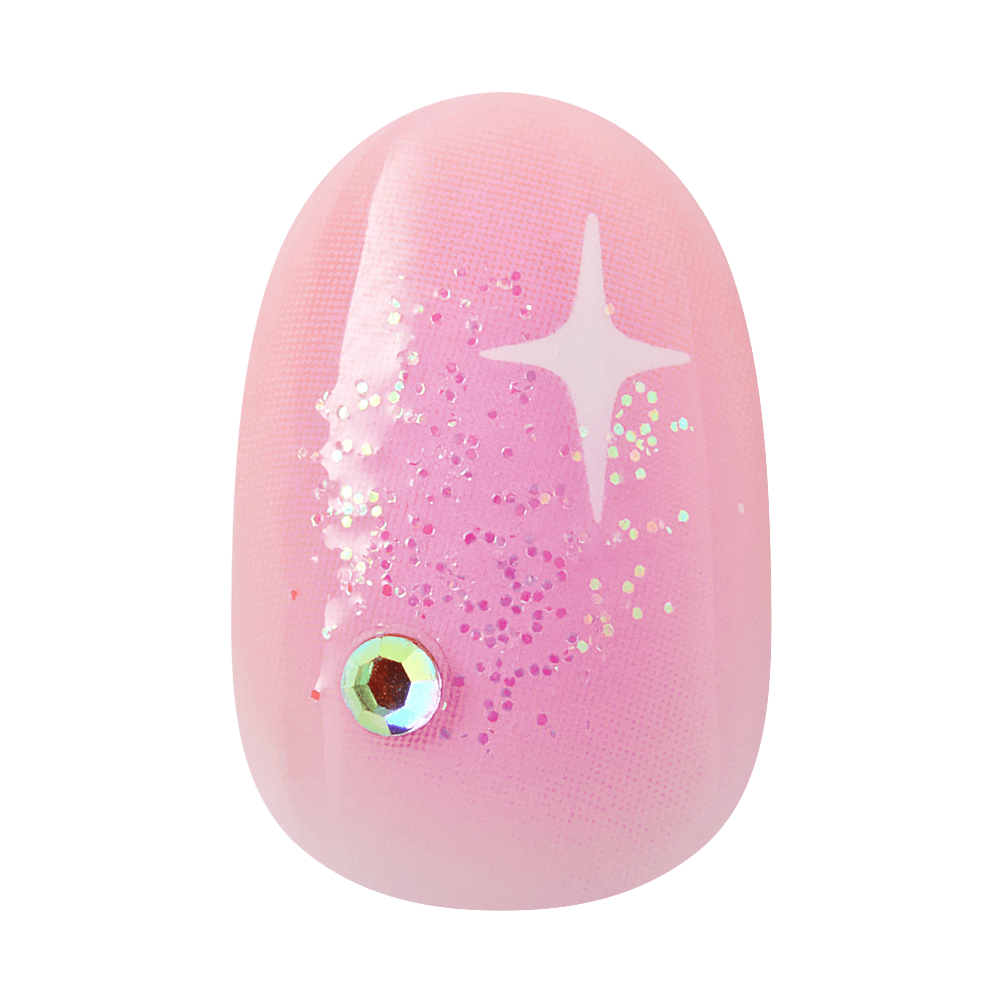 KISS LOVE Design Press On Glue Nails - Love Ever After