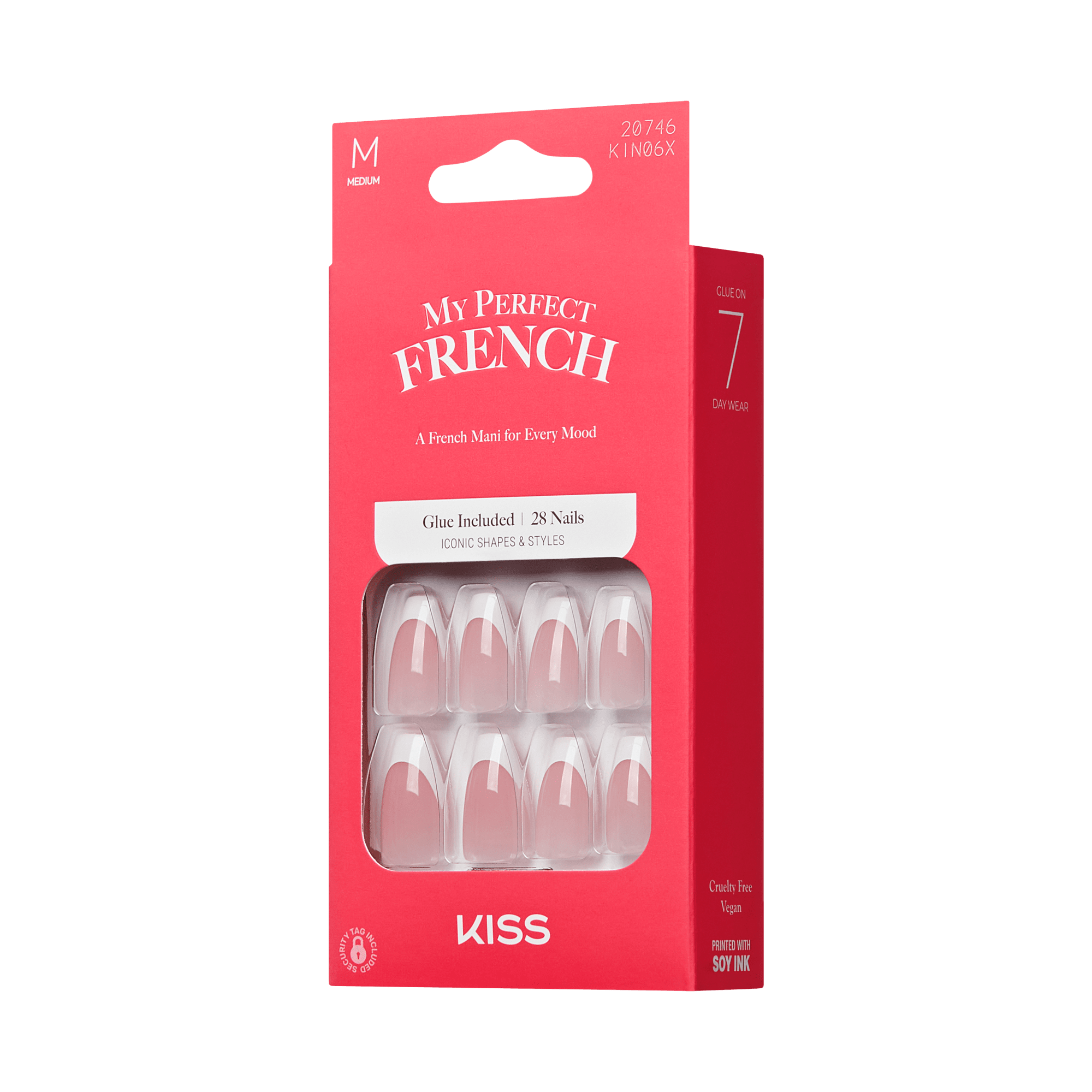 KISS My Perfect French Press On Glue Nails - Once