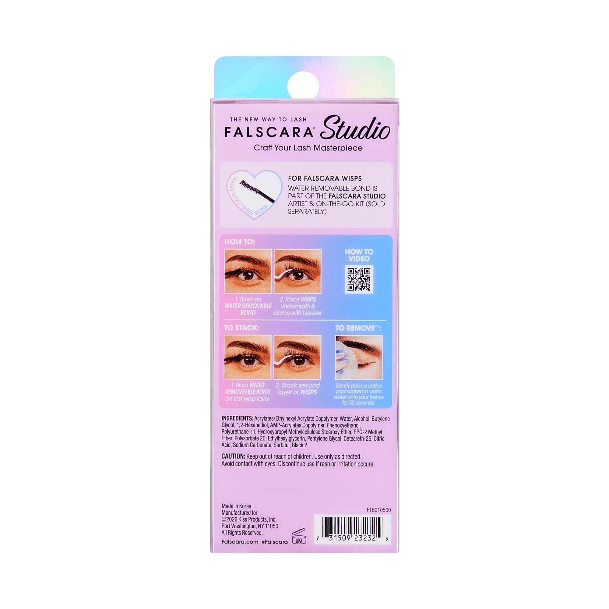 FALSCARA Studio Water Removable Bond