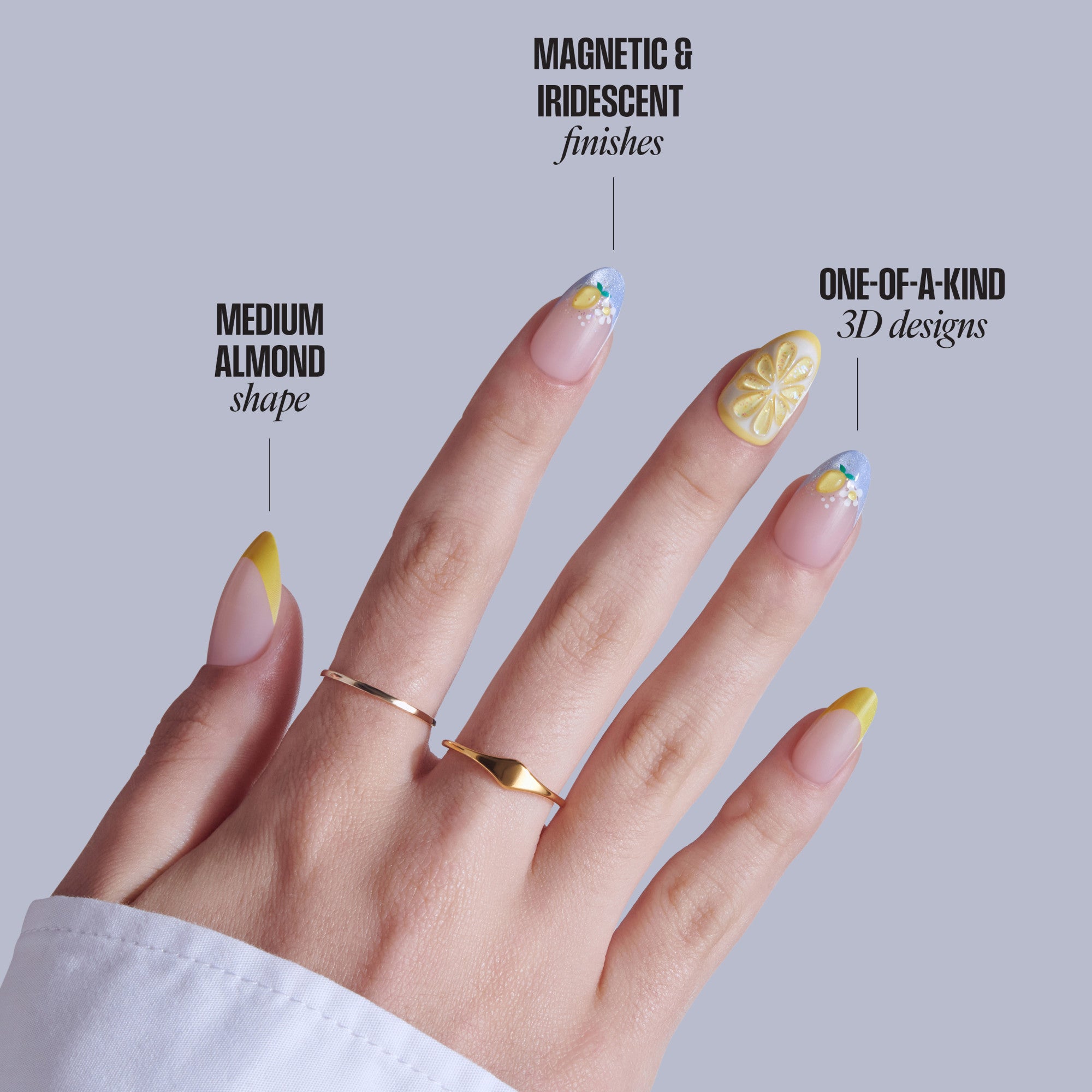 KISS NAIL DRIP Press On Glue Nails - Euphoric Leap