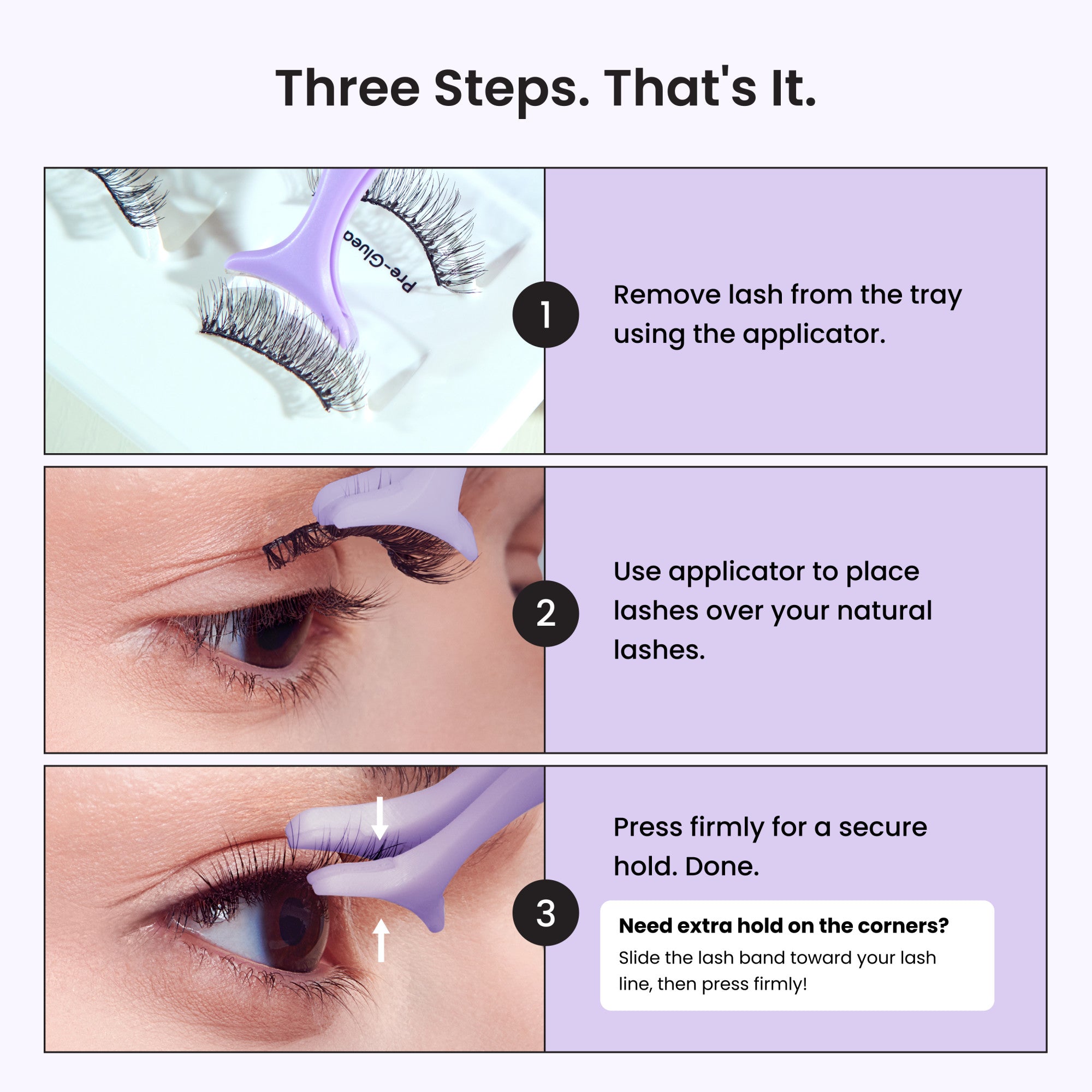 imPRESS Pre-Glued Strip Lashes Kit - Classic Volume