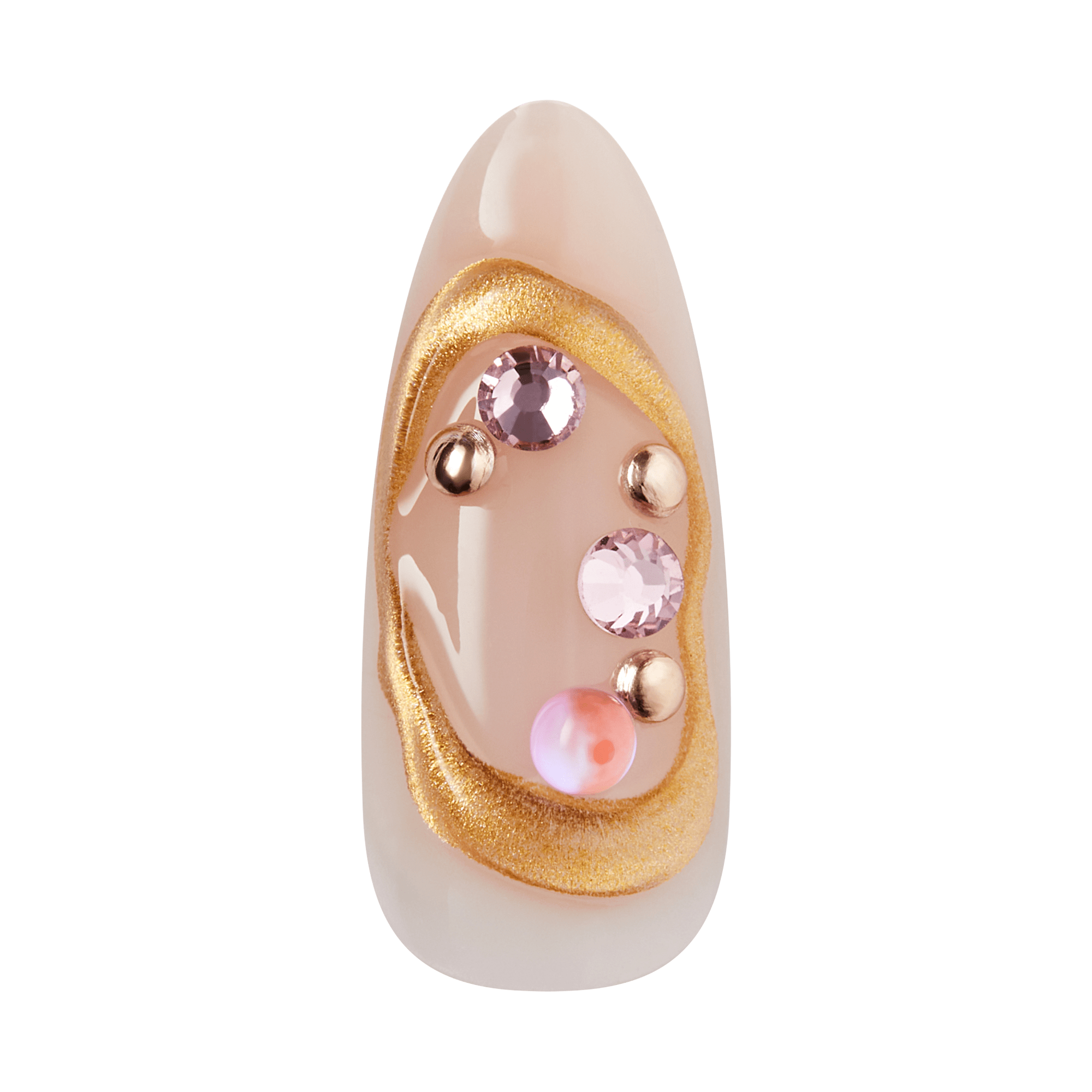 KISS LUXE Press On Glue Nails - Aurelia Meadow