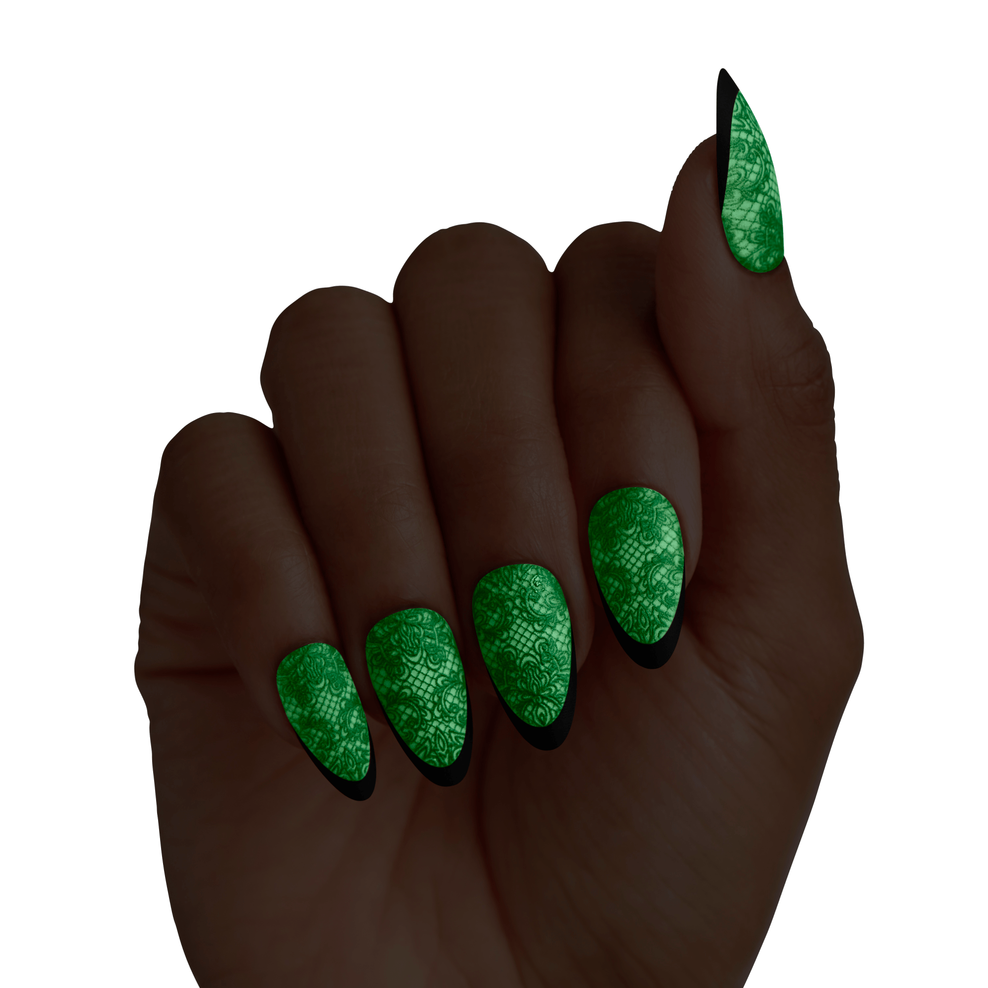 KISS Voguish Fantasy Halloween Press On Glue Nails - I Wanna Rock