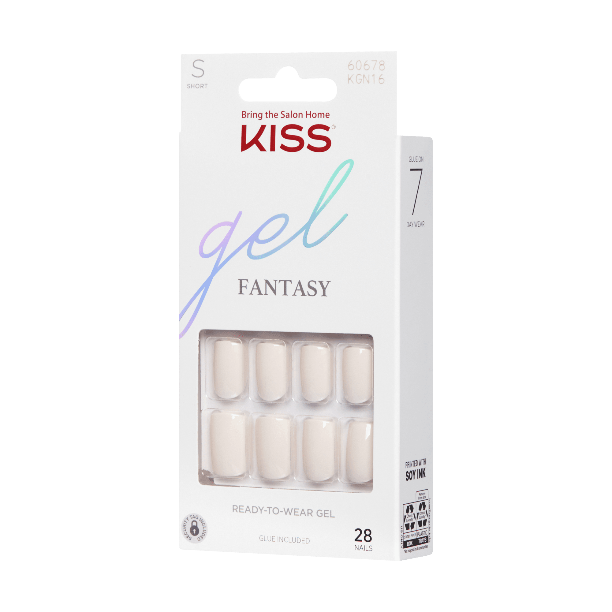 Kiss Gel Fantasy Press On Glue Nails - Bookworm