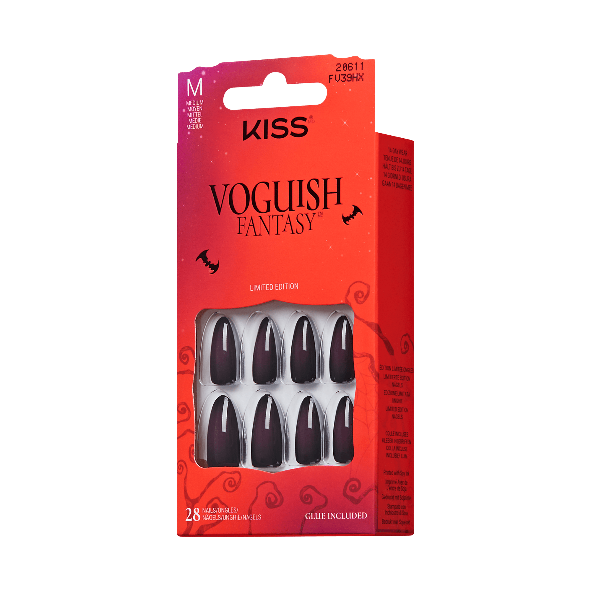 KISS Voguish Fantasy Halloween Press On Glue Nails - Jumpin&