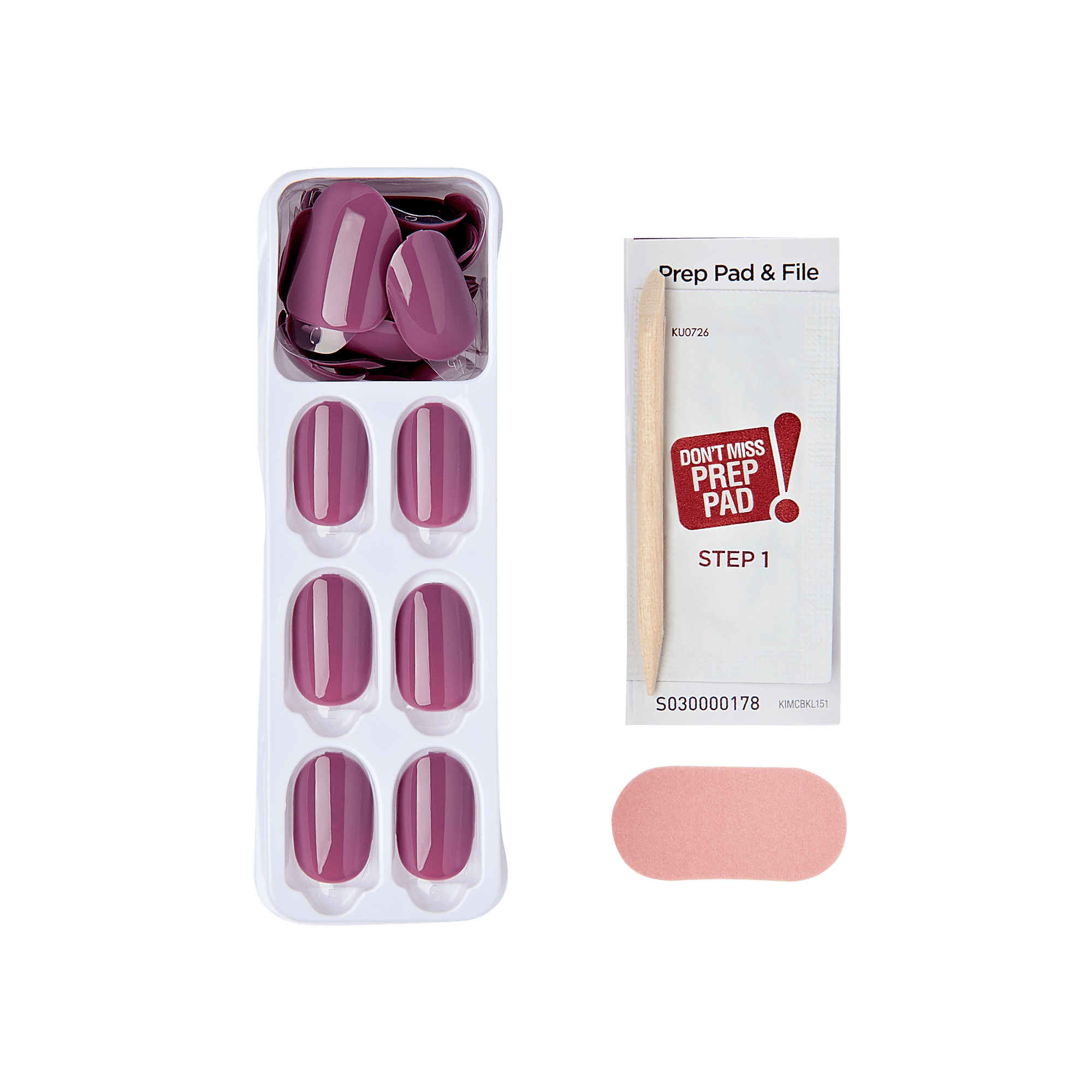 imPRESS Color Press On Nails - Purple Veil