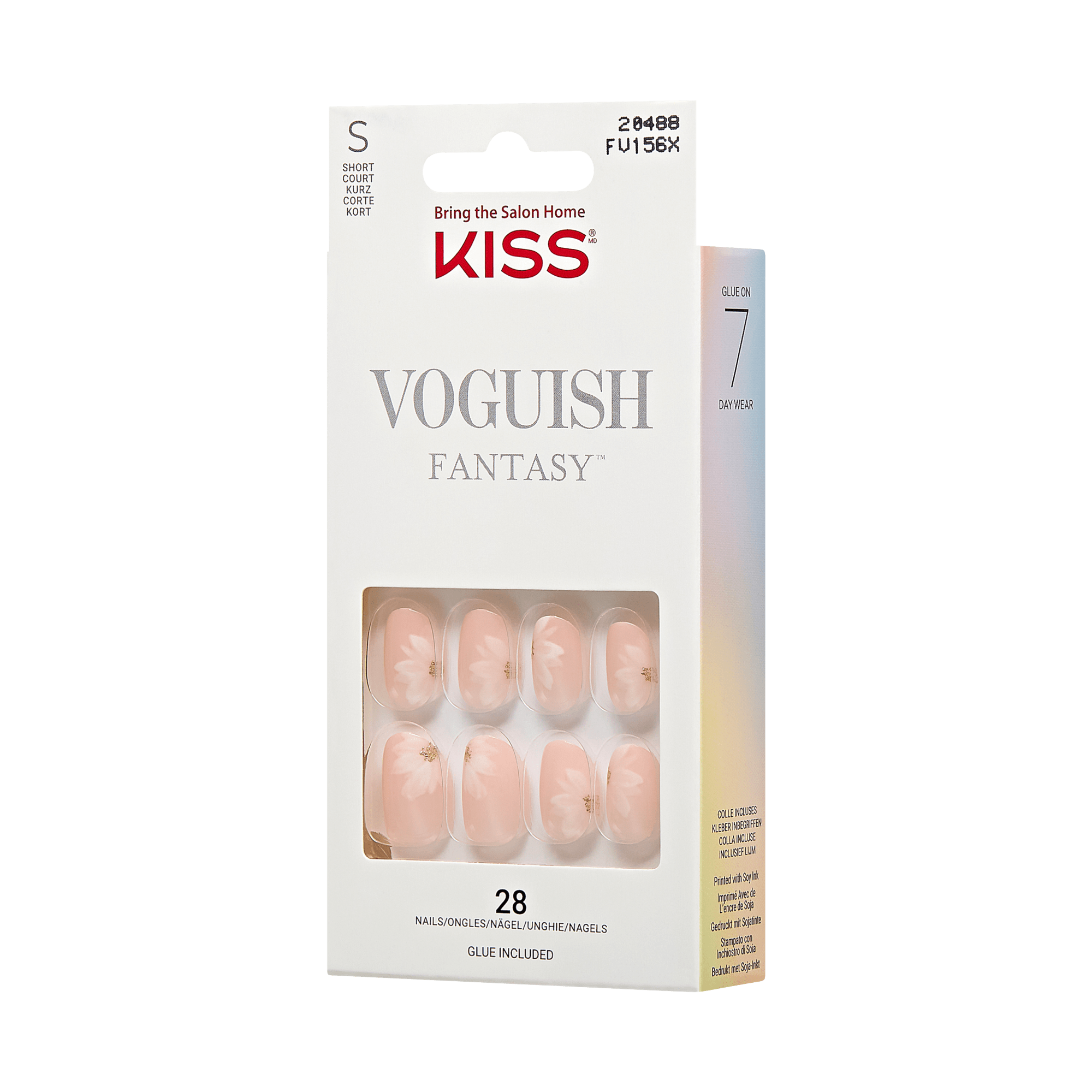 KISS Voguish Fantasy Press On Glue Nails - How To Love