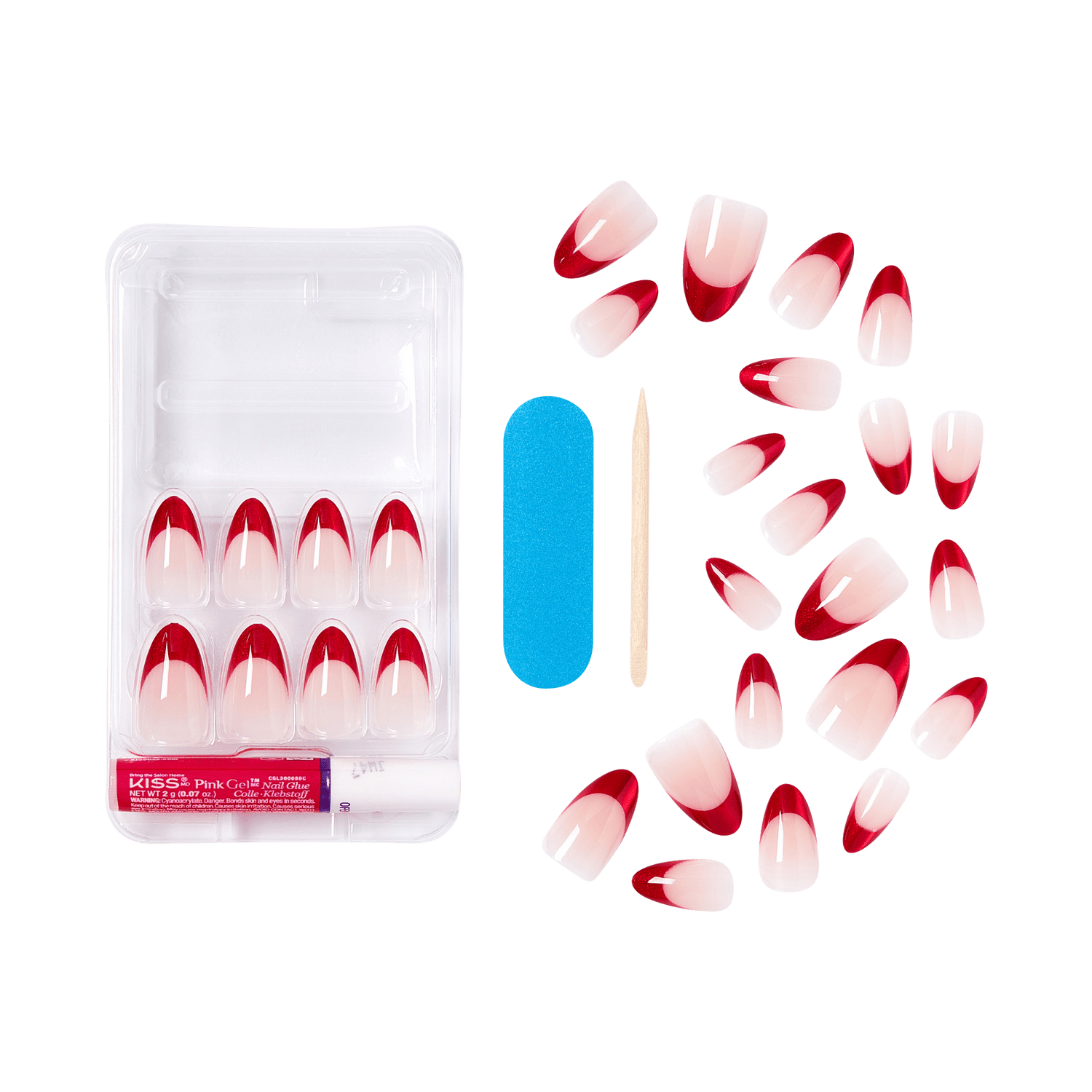 KISS Voguish Fantasy Holiday Press On Glue Nails - Little Elves