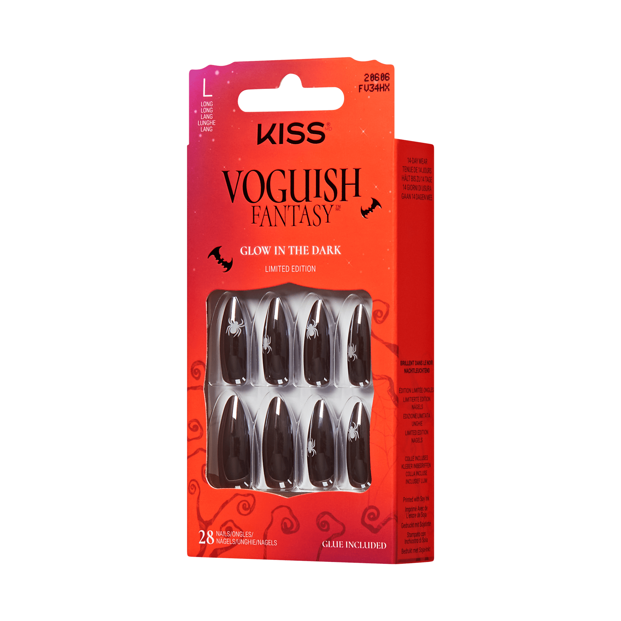 KISS Voguish Fantasy Halloween Press On Glue Nails - Cosmic Area