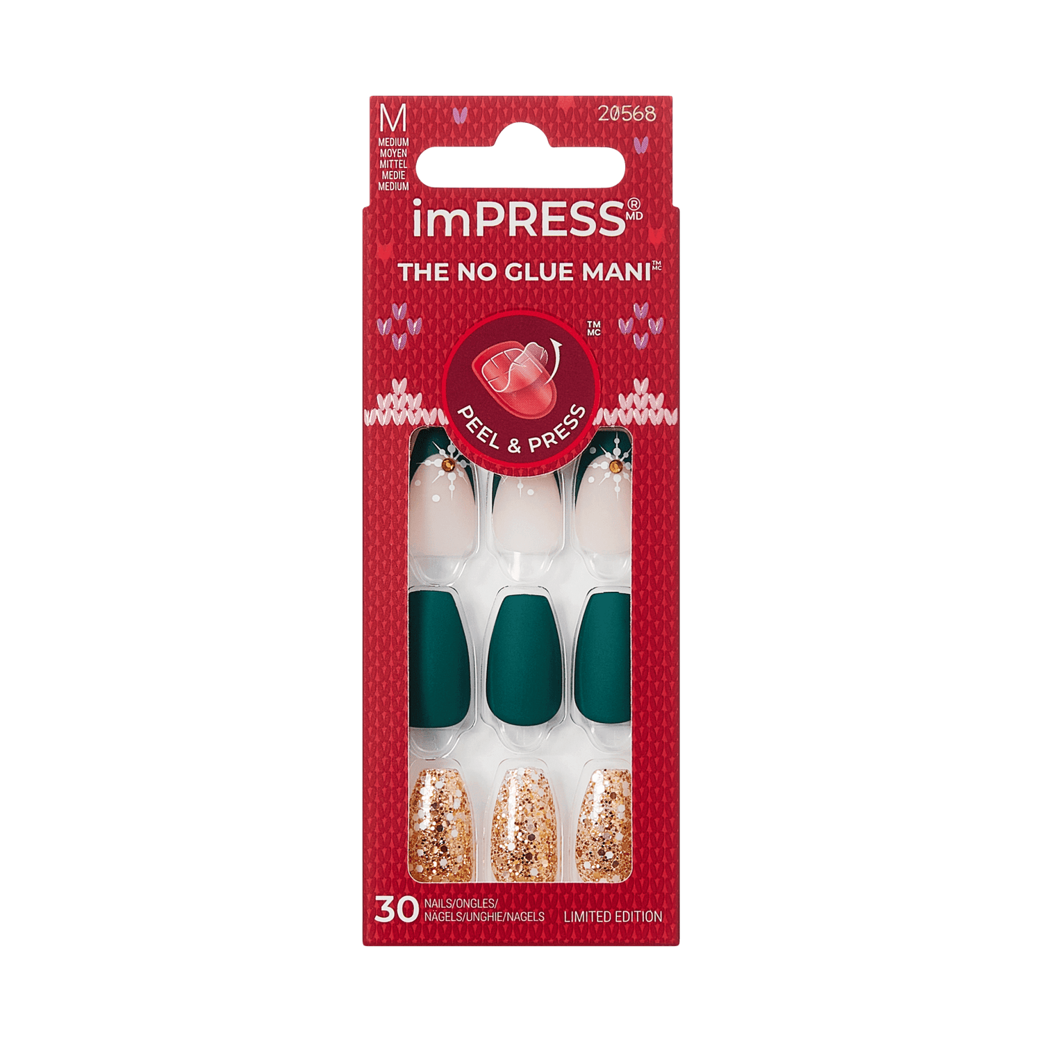 imPRESS Holiday Design Press On Nails - The Gift