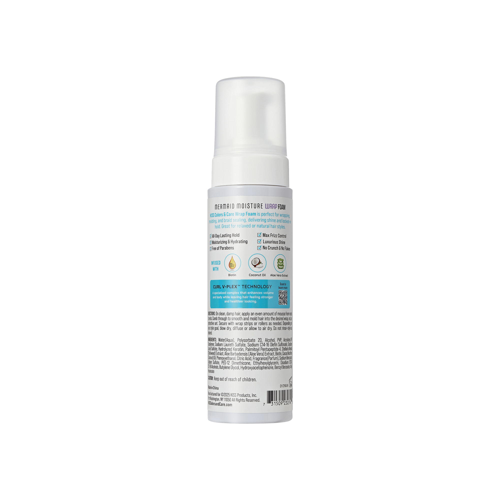 Skincare bottle with label on a green background