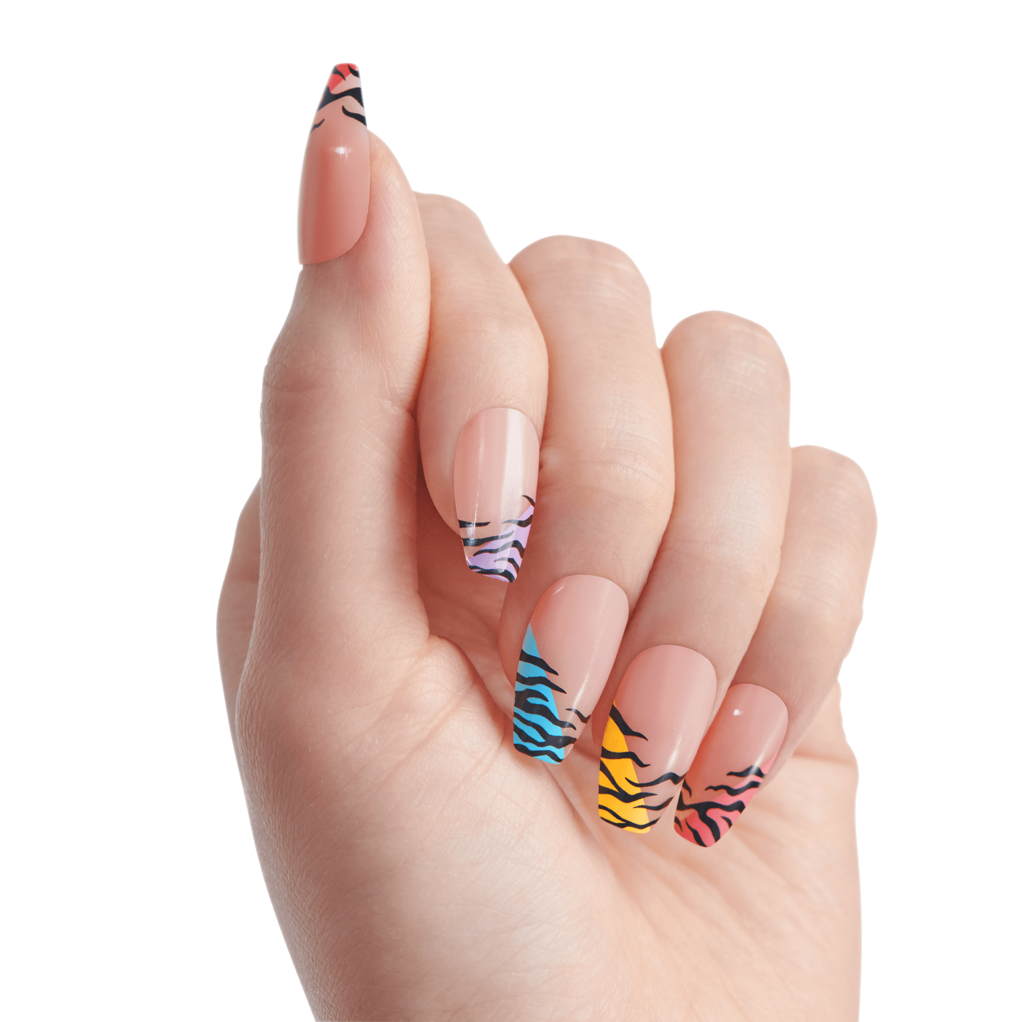 KISS Voguish Fantasy Press On Glue Nails - Holiday