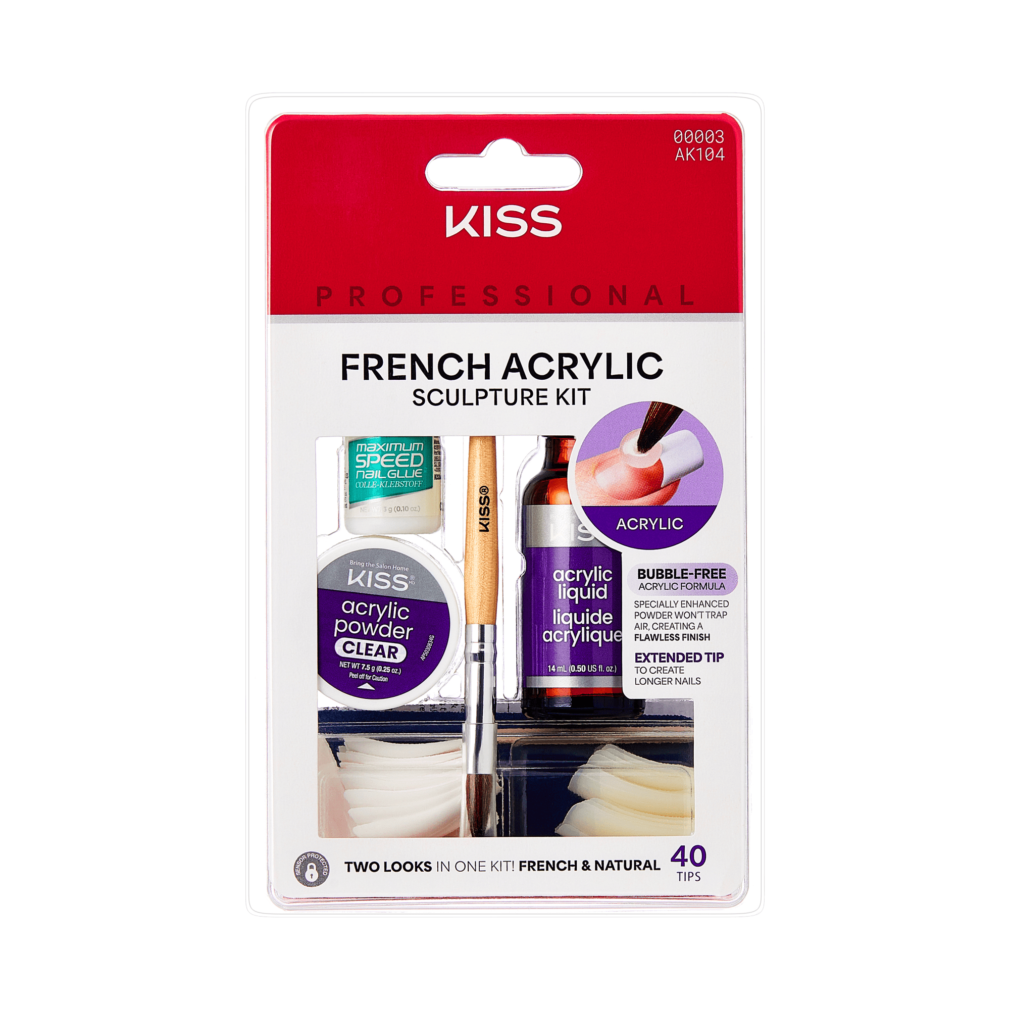 KISS French Acrylic Sculpture Kit – French & Natural