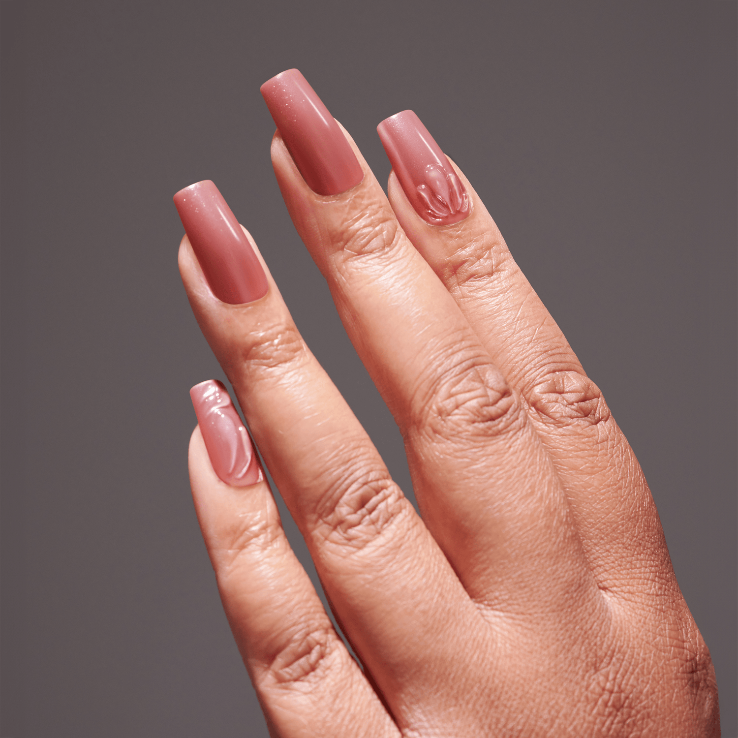 KISS Gel Fantasy Allure Press On Glue Nails - Melody of Us