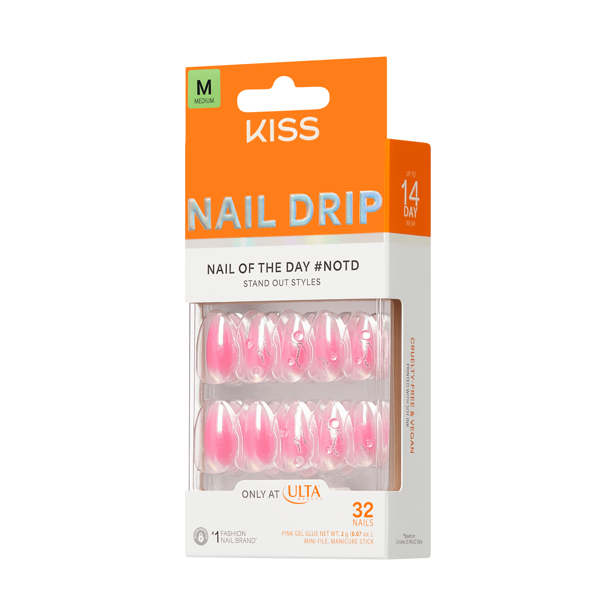 KISS NAIL DRIP Press On Glue Nails - Eternal Drift