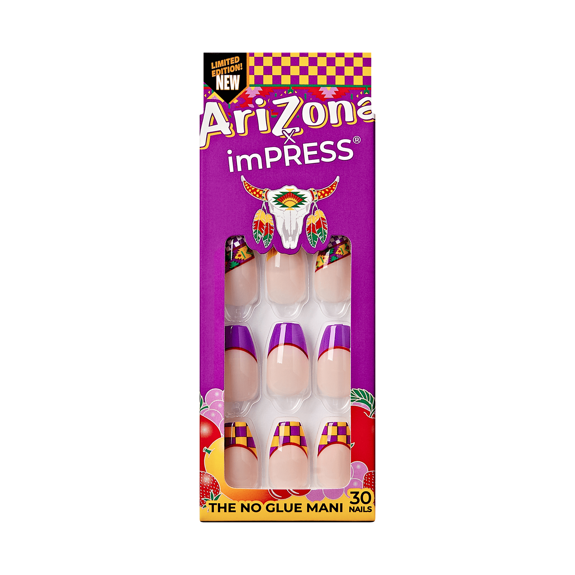 AriZona x imPRESS Design Press On Nails - Fruit Punch