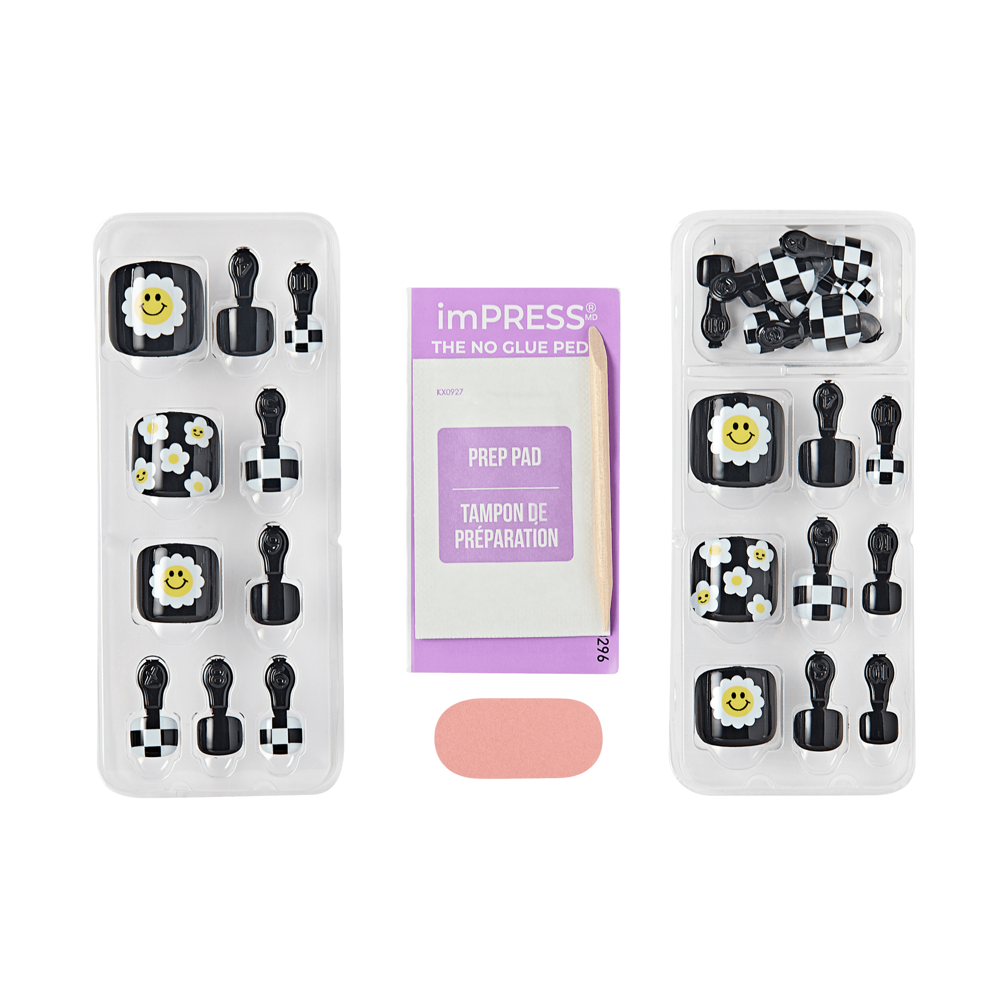 imPRESS Design Press On Pedicure - Cool It Down