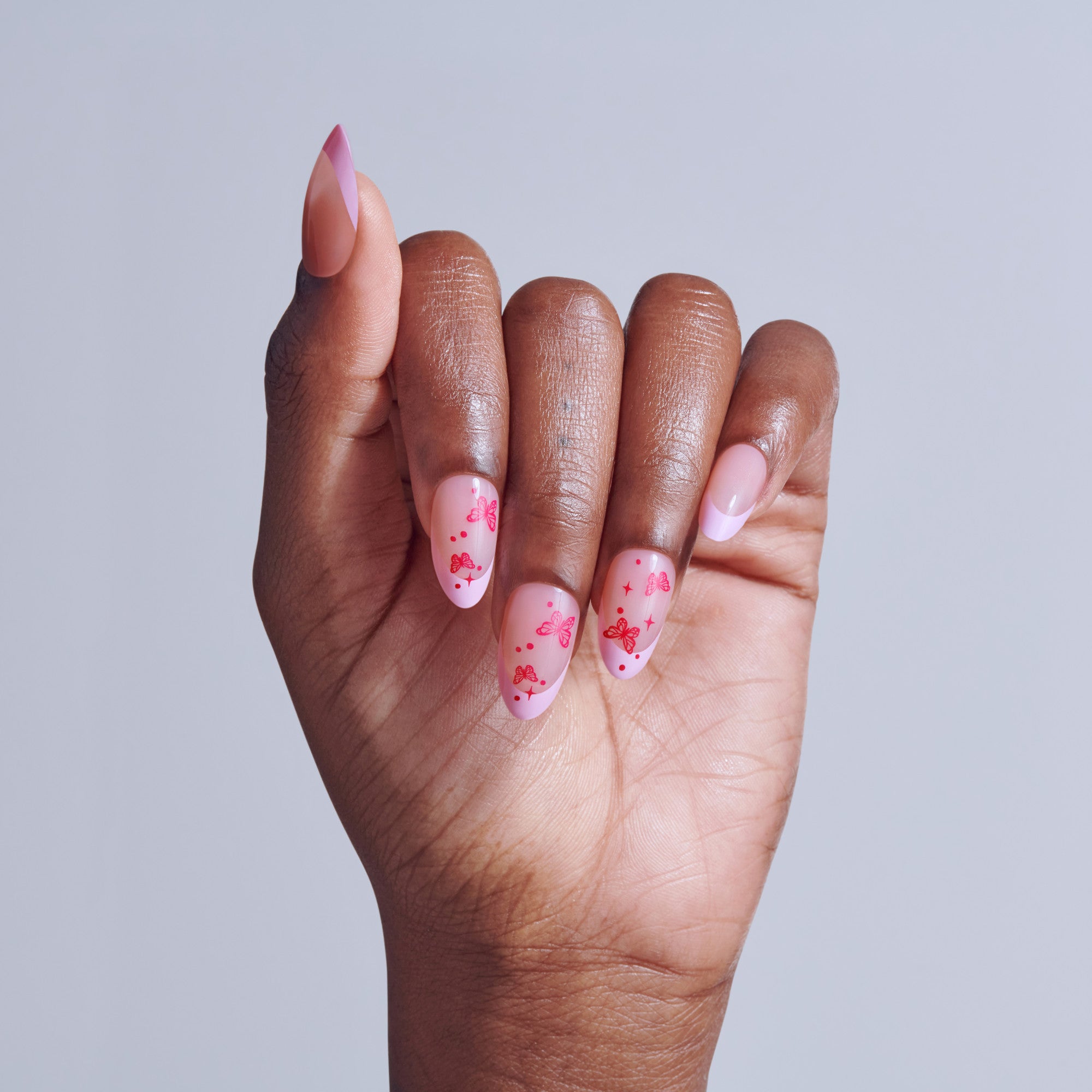 KISS CORE Design Press On Glue Nails - Signature