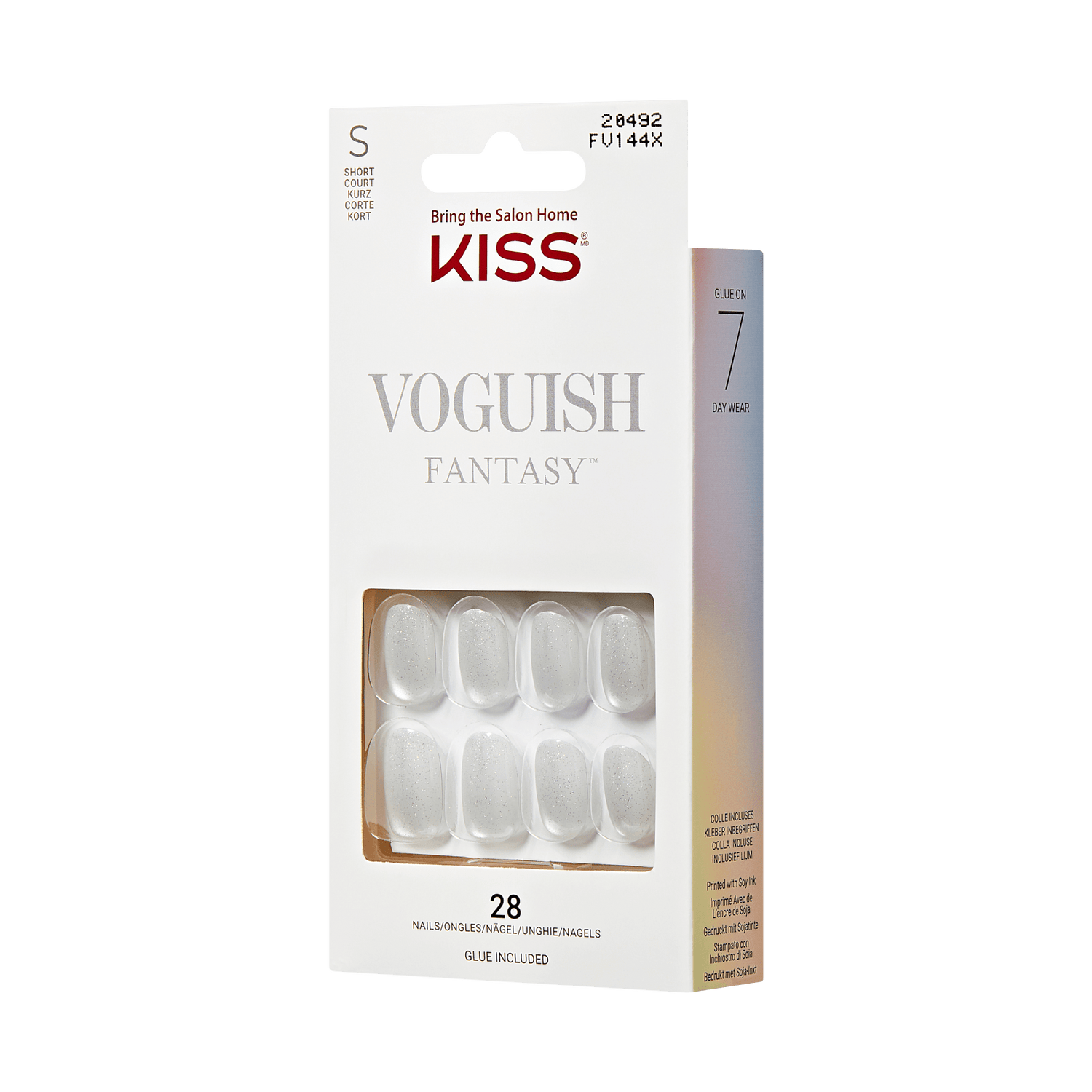 KISS Voguish Fantasy Press On Glue Nails - Electric Love