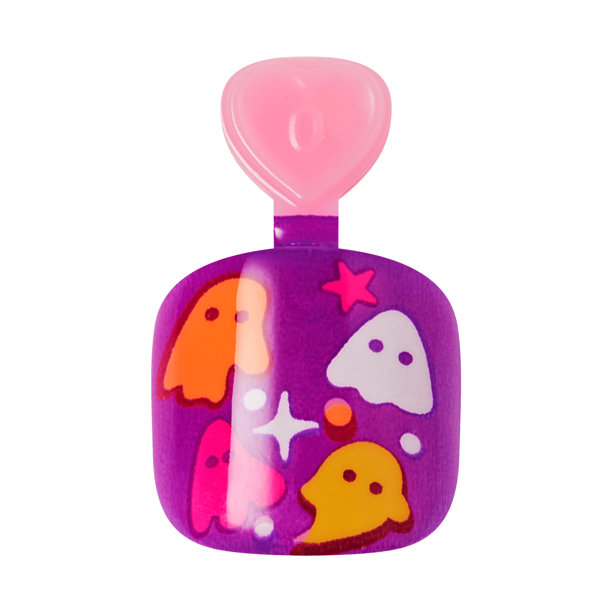 Impress Kids Halloween No Glue Fake Press On Nails - Spookz | Design, Multicolor, Kids, Squoval, Glow In The Dark, Manicure