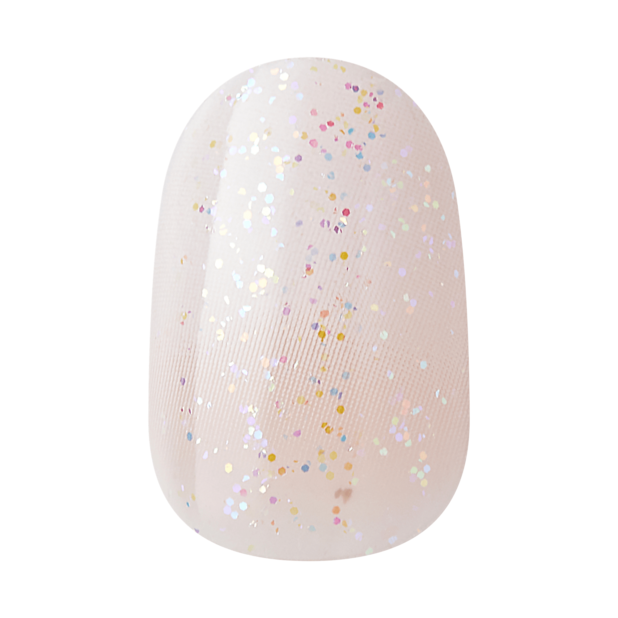 KISS Gel Fantasy Dreamdust Press On Glue Nails - Silver Spoon