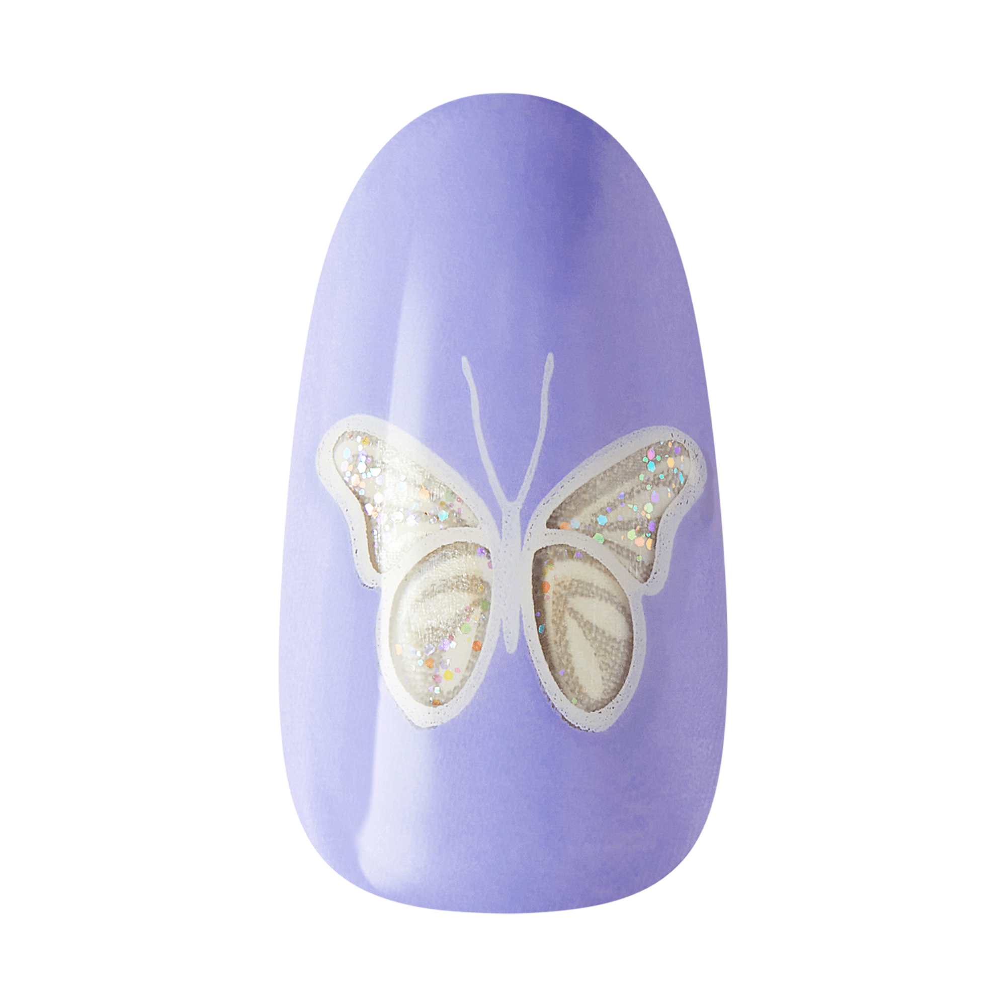 KISS Gel Fantasy Allure Press On Glue Nails - Waves