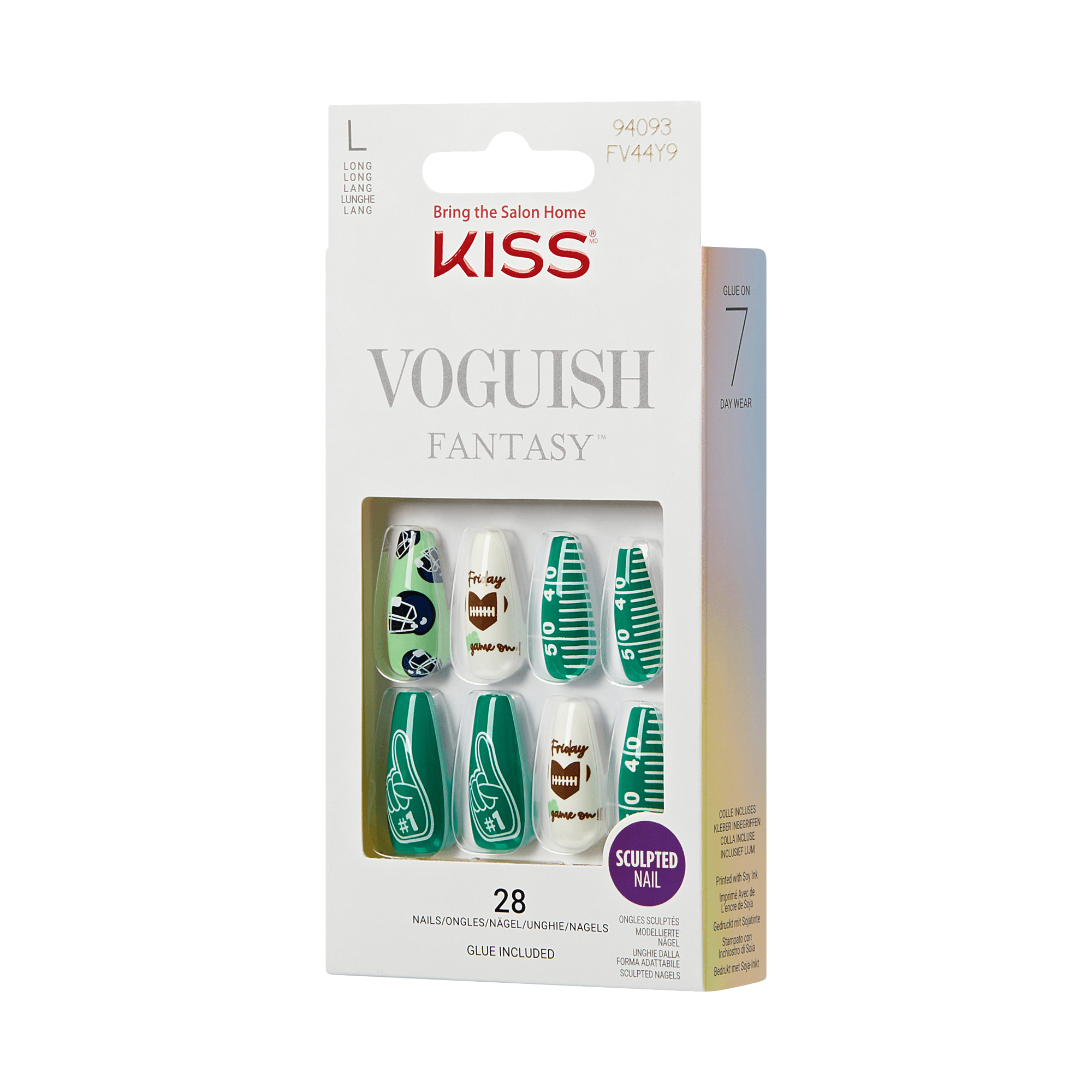 KISS Voguish Fantasy Press On Glue Nails - In My Zone