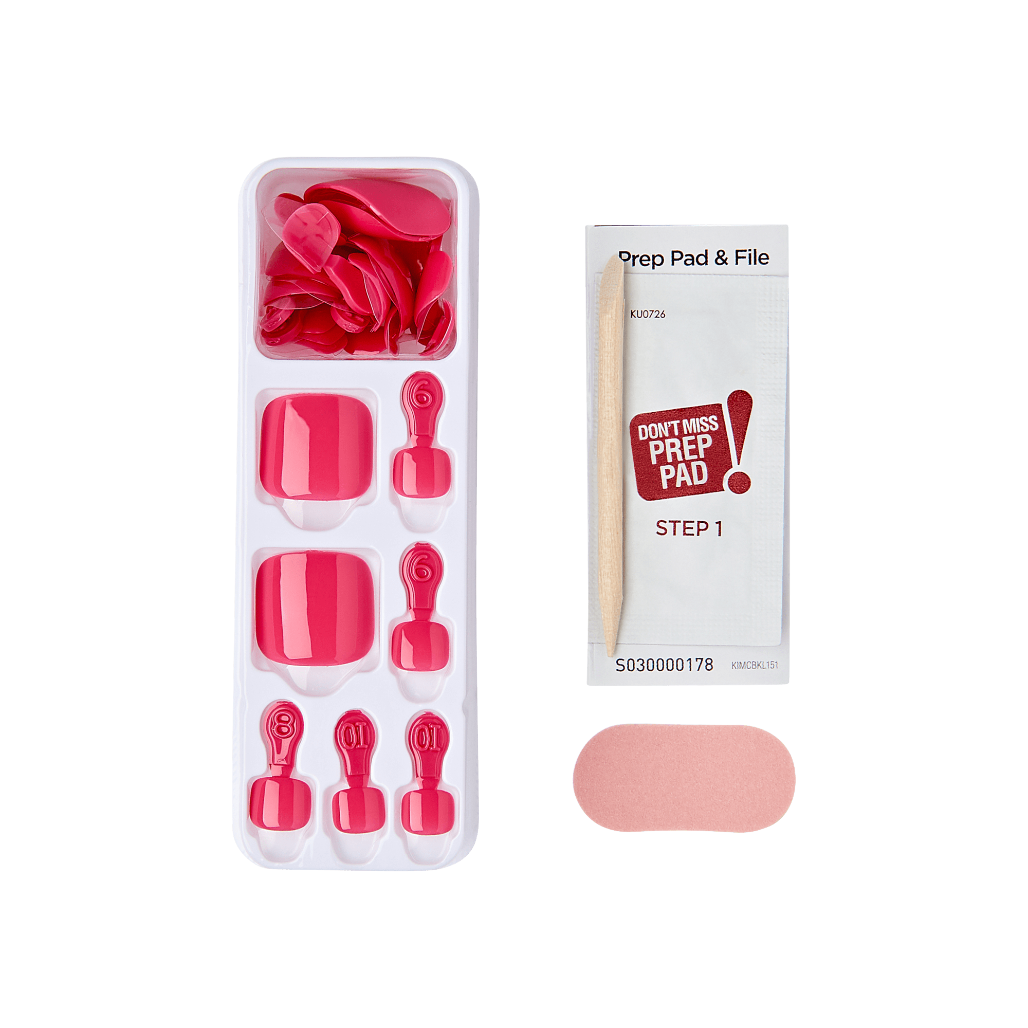 imPRESS Color Press On Toenails - Roundabout