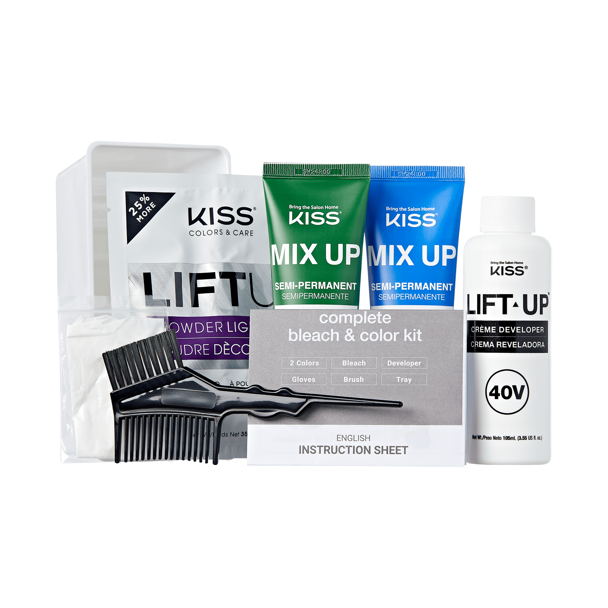 Mix Up Complete Hair Color Kit – Sapphire & Alpine Green