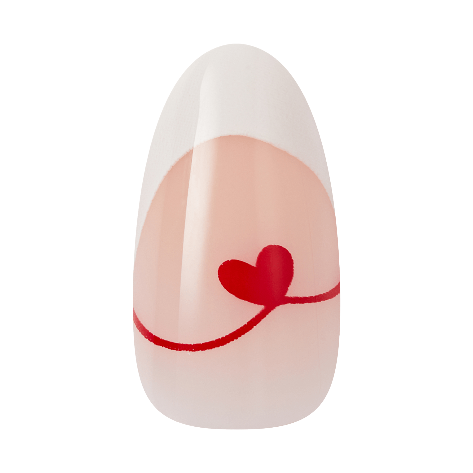 KISS LOVE Design Press On Glue Nails - Cupid&